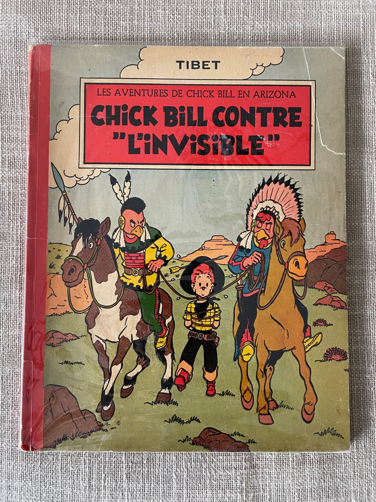 Chick Bill n°1 Chick Bill contre l'invisible EO 1954 Broché BE sans point Tintin