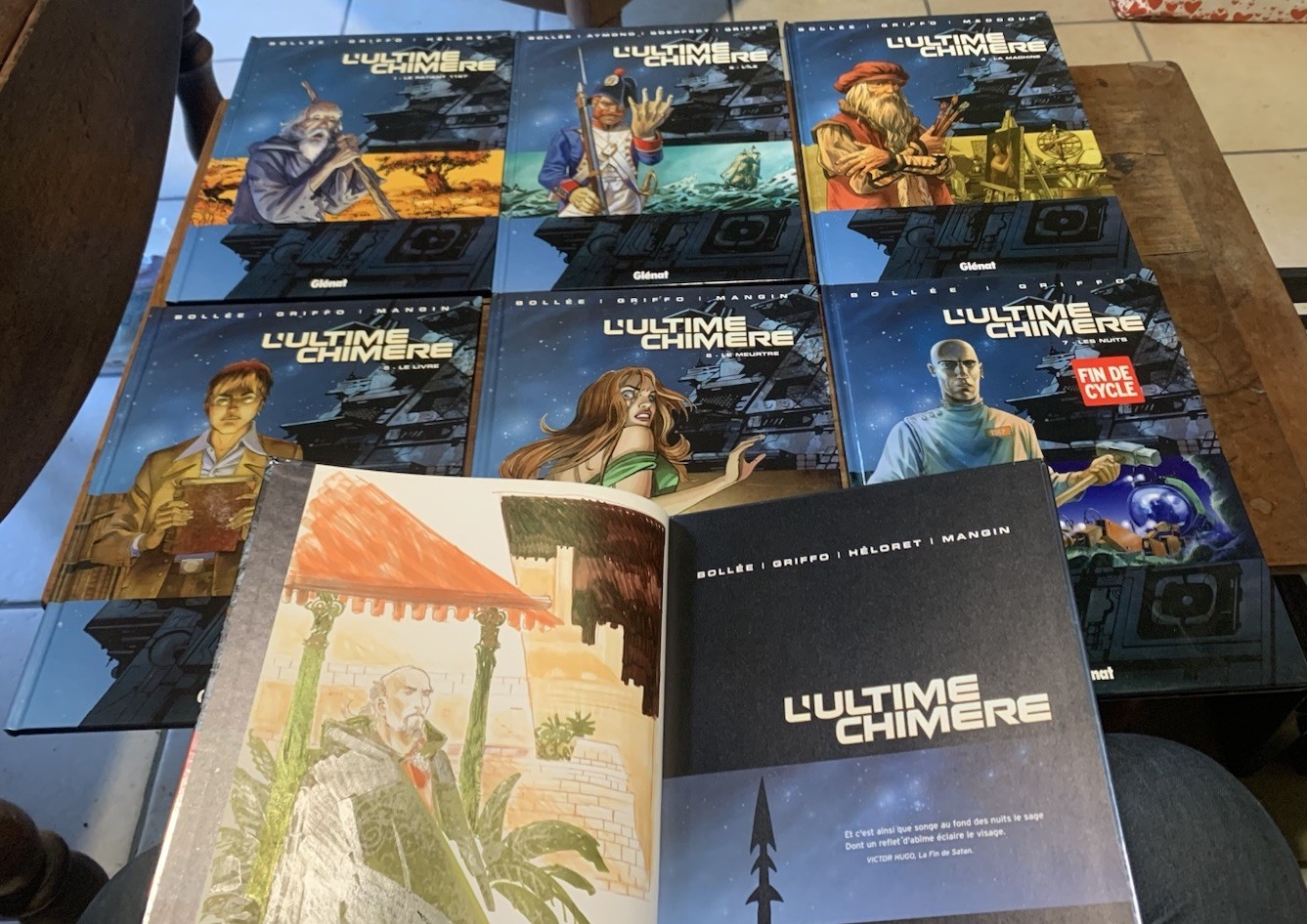 L'ULTIME CHIMERE tomes 1 à 7 - toutes en EO + 1 dédicace