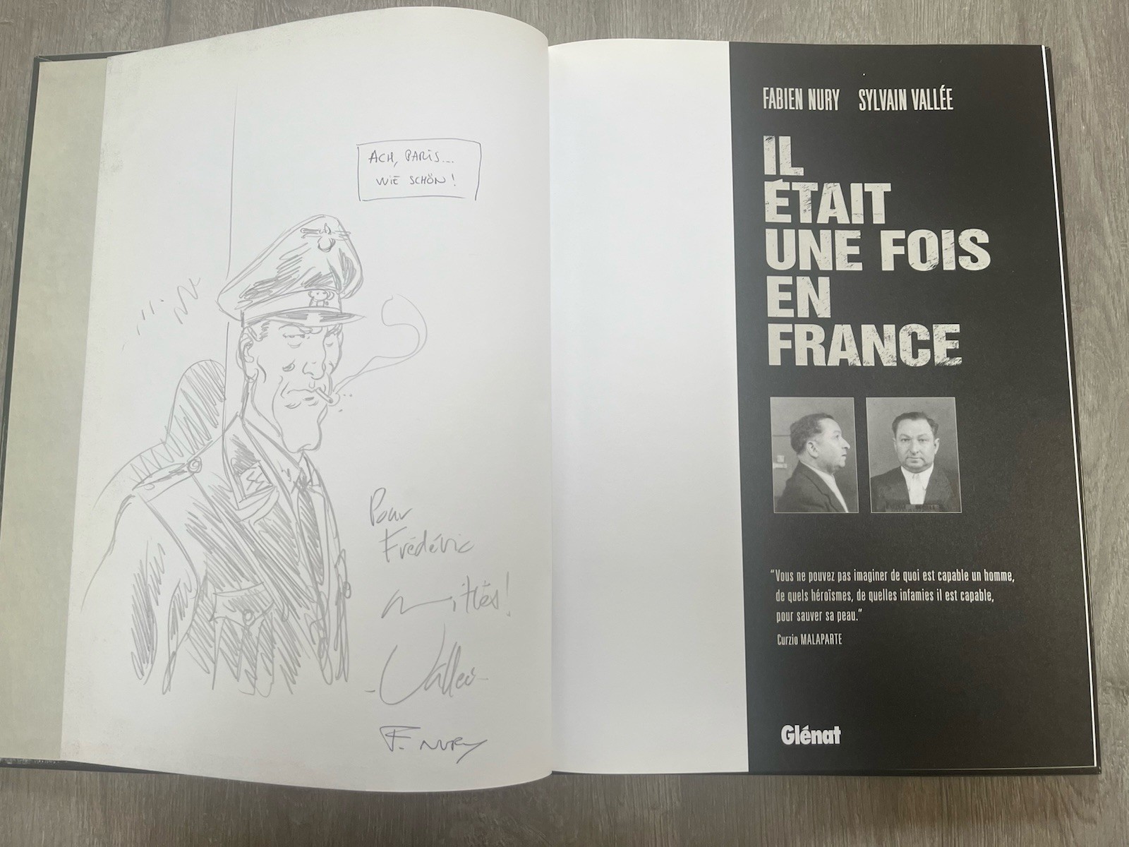 VALLEE / NURY . IL ETAIT UNE FOIS EN FRANCE N°4 . EO . 2010 + DEDICACE .