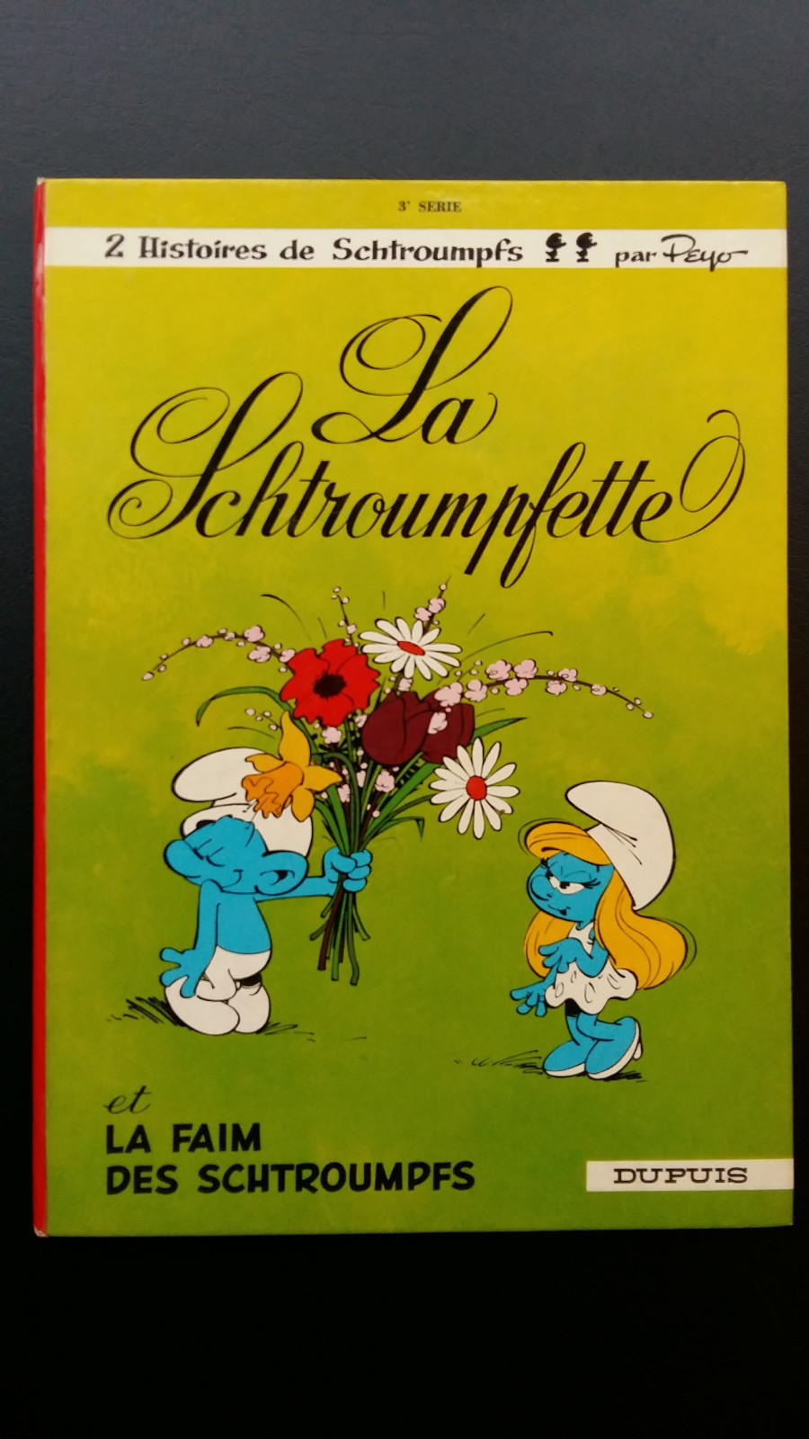 Schtroumpfs n°3 EO La Schtroumpfette état exceptionnel