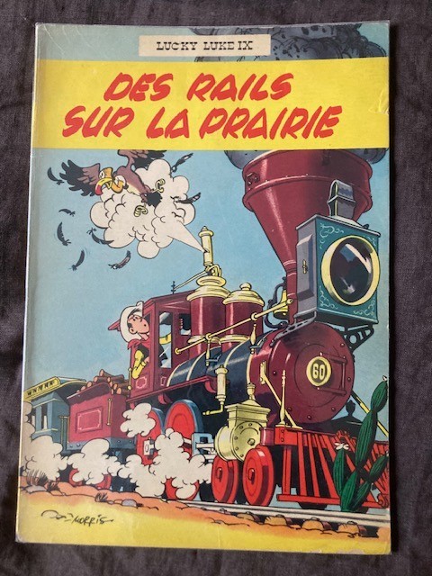 Lucky Luke - des rails sur la prairie - EO Belge (broché) 1957- TBE