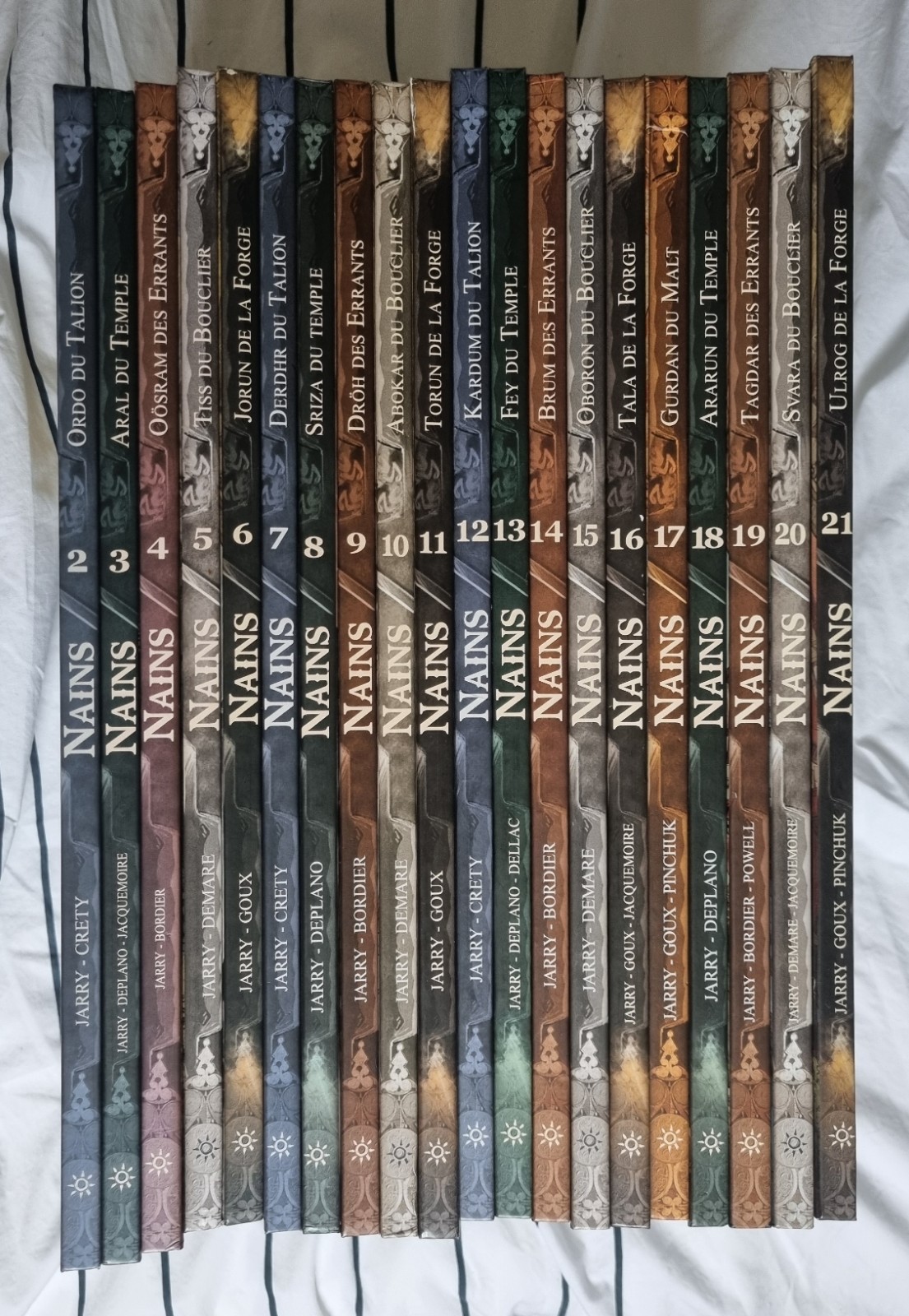 BD NAINS ( CRETY JARRY BORDIER ) TOMES 2 A 21 TOUS EO SAUF LE 2 - TTTBE