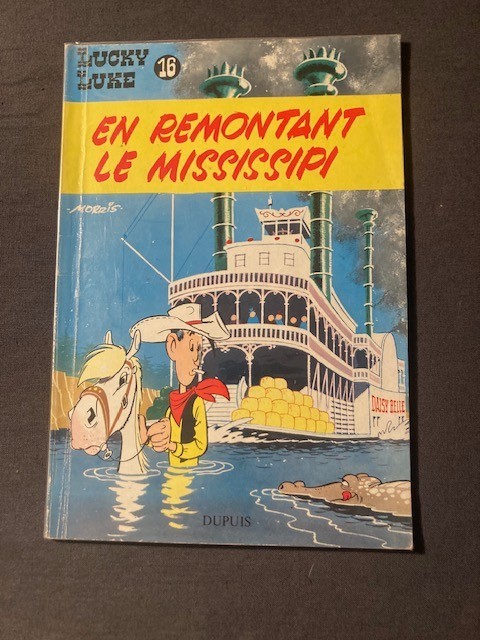 Lucky Luke : En remontant le Mississipi -EO 1961- Morris - BE+