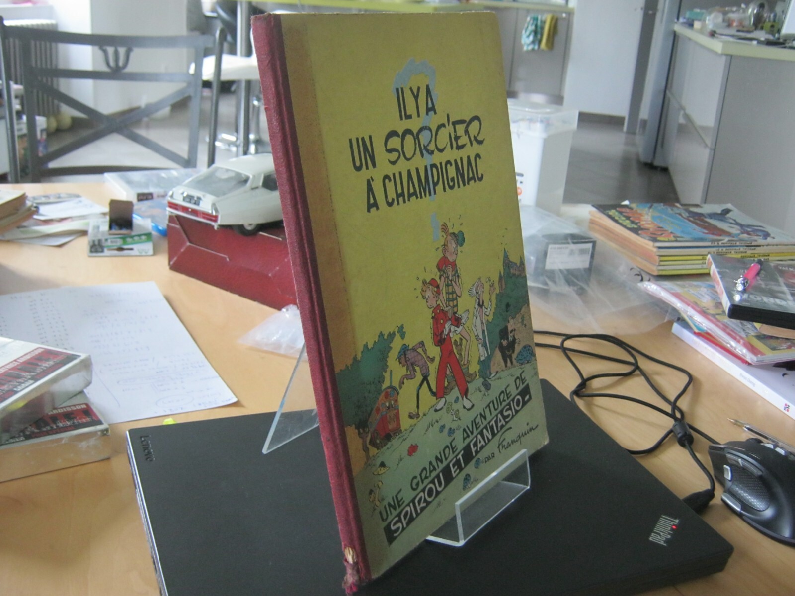 EO SPIROU IL Y A UN SORCIER A CHAMPIGNAC 1951 FRANQUIN