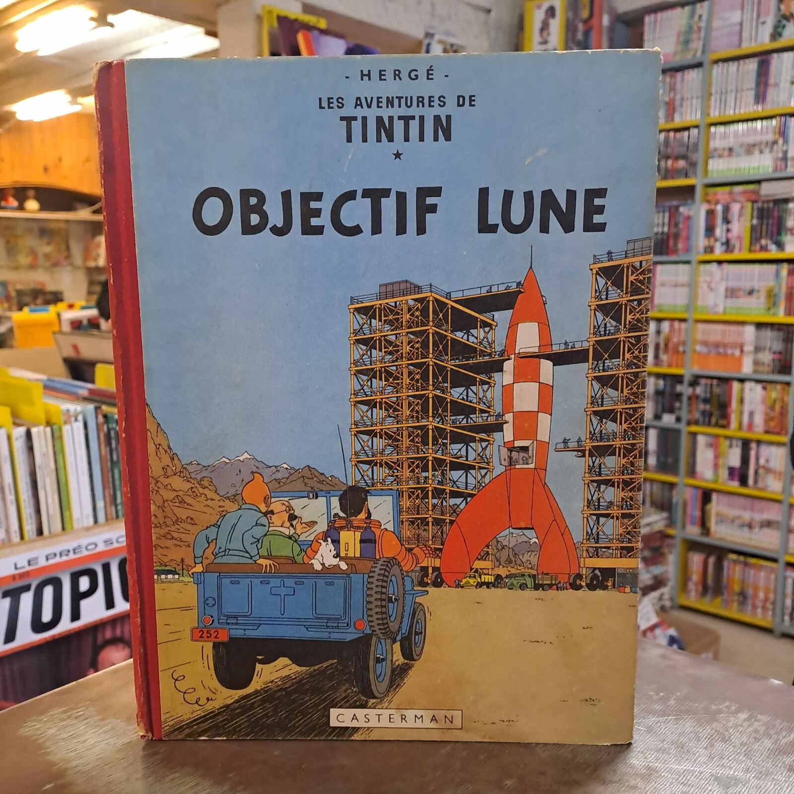 TINTIN HERGE EO Belge 1953  Objectif Lune