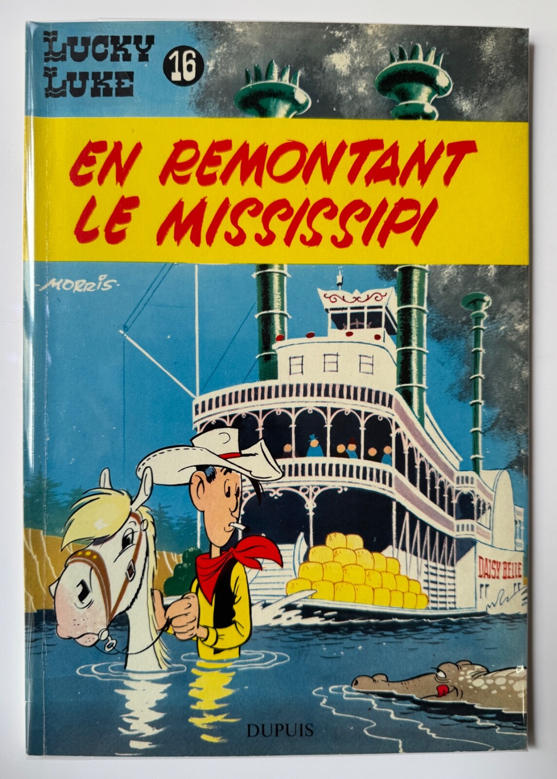 LUCKY LUKE MORRIS 16 EN REMONTANT MISSISSIPI EO BE+