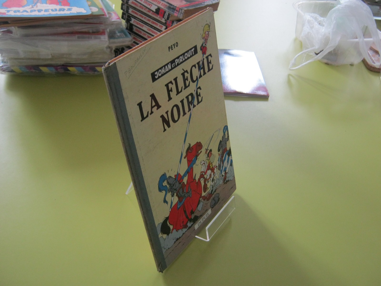 EO JOHAN ET PIRLOUIT LA FLECHE NOIRE PEYO