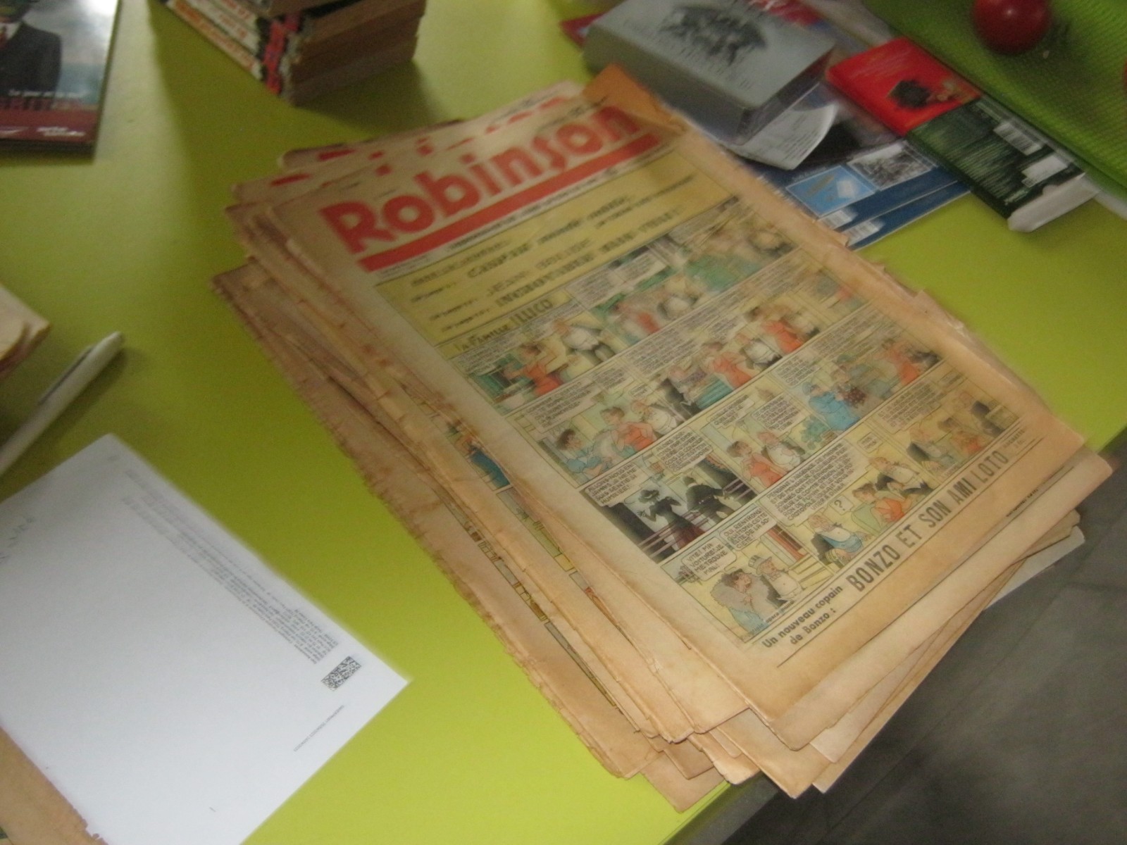 LOT EO JOURNAL ROBINSON DU 65 AU 131 ANNEES 1937 1938