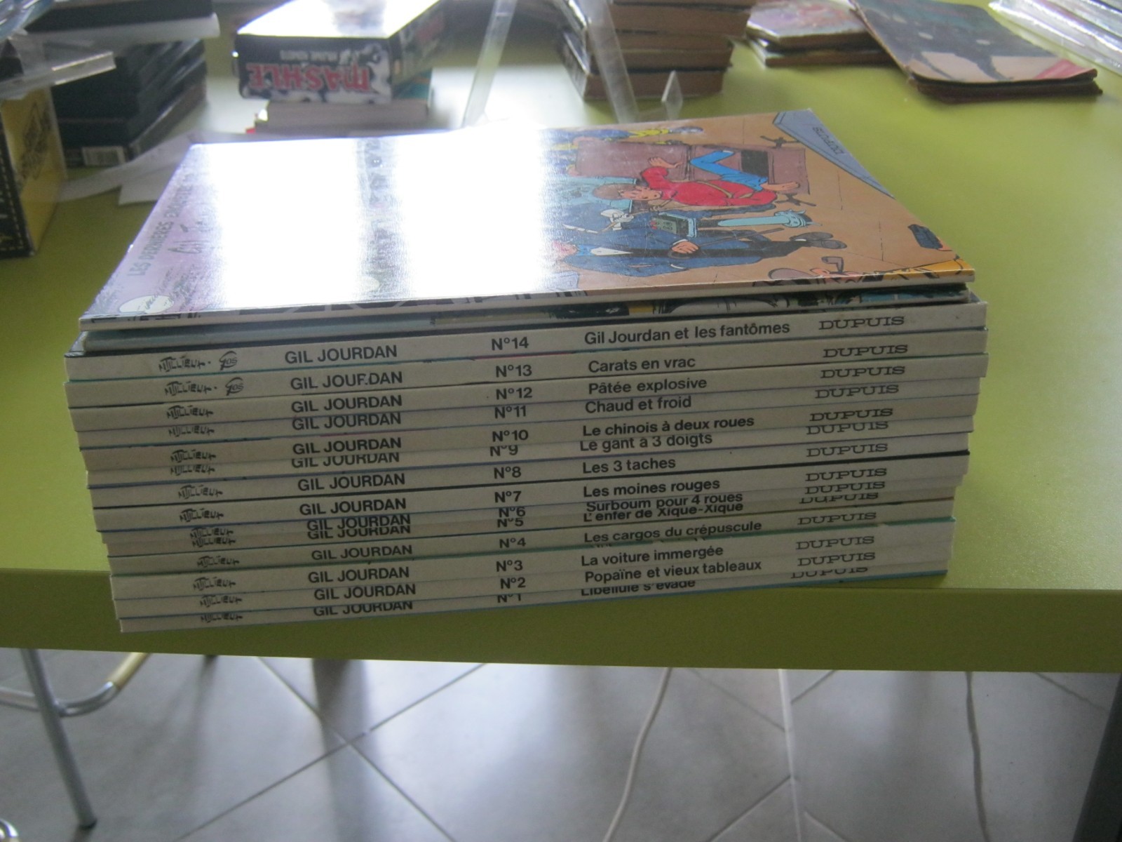 EO SERIE COMPLETE GIL JOURDAN 1 A 14 EN CARTONNEE + EO 15 16  TTBE