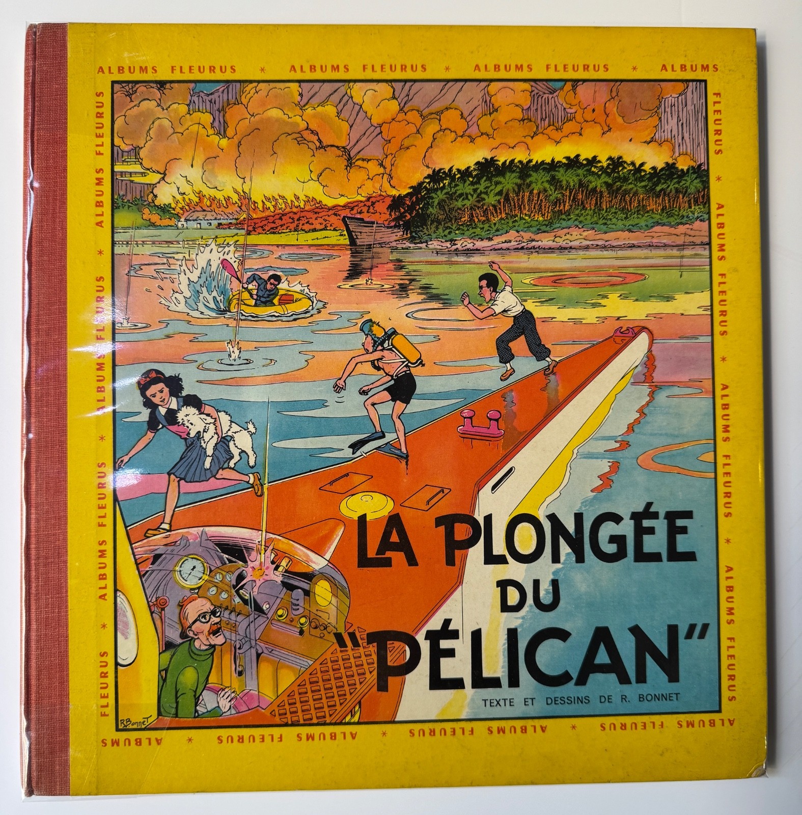 EO FRIPOUNET ET MARISETTE PLONGEE PELICAN R. BONNET + ENVOI SIGNATURE TBE+