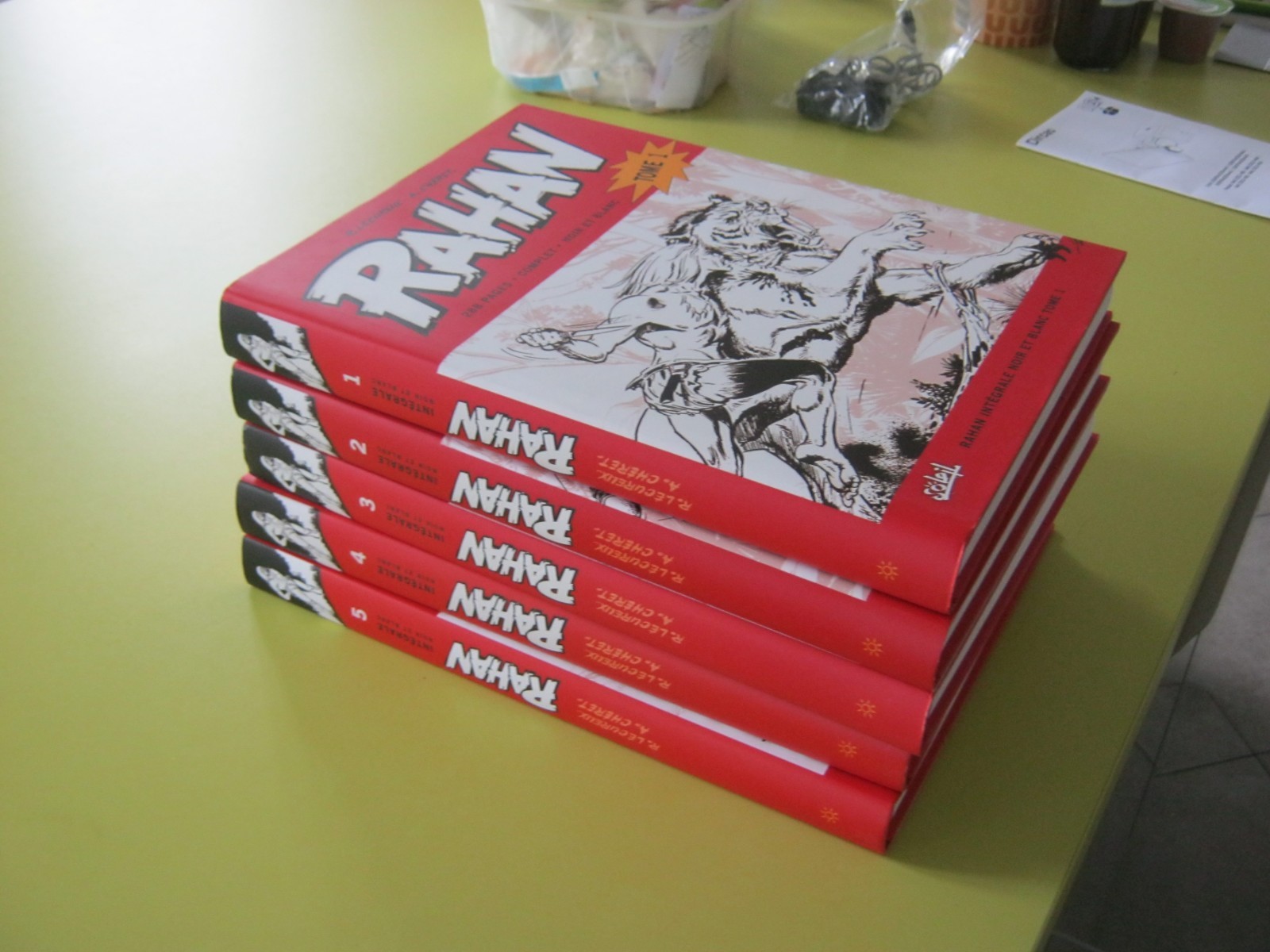 LOT 5 EO INTEGRALES 40 ANS RAHAN  EDITION LIMITEE AVEC JAQUETTE TTBE