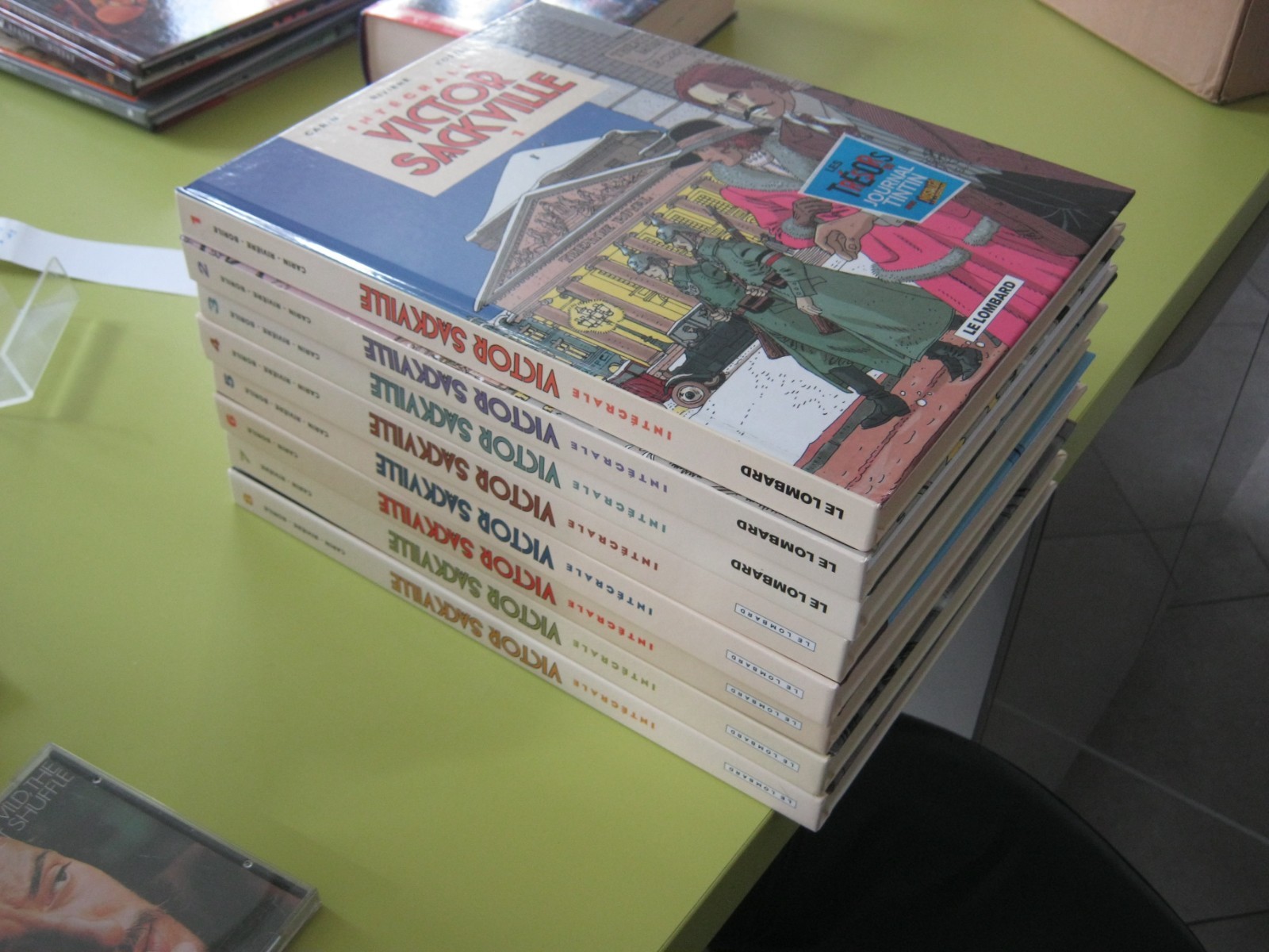 TOUS EO SERIE COMPLETE INTEGRALE VICTOR SACKVILLE 1 2 3 4 5 6 7 8 RIVIERE TTBE
