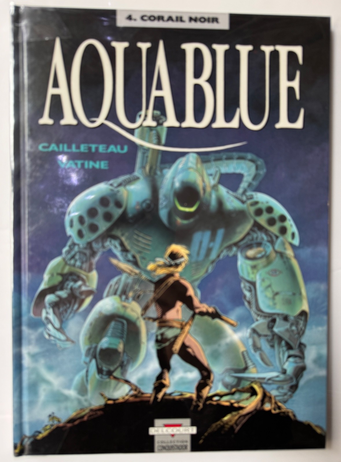 DEDICACE COULEUR BD VATINE AQUABLUE TOME 4 EO AVEC CAHIER TTBE ED DELCOURT