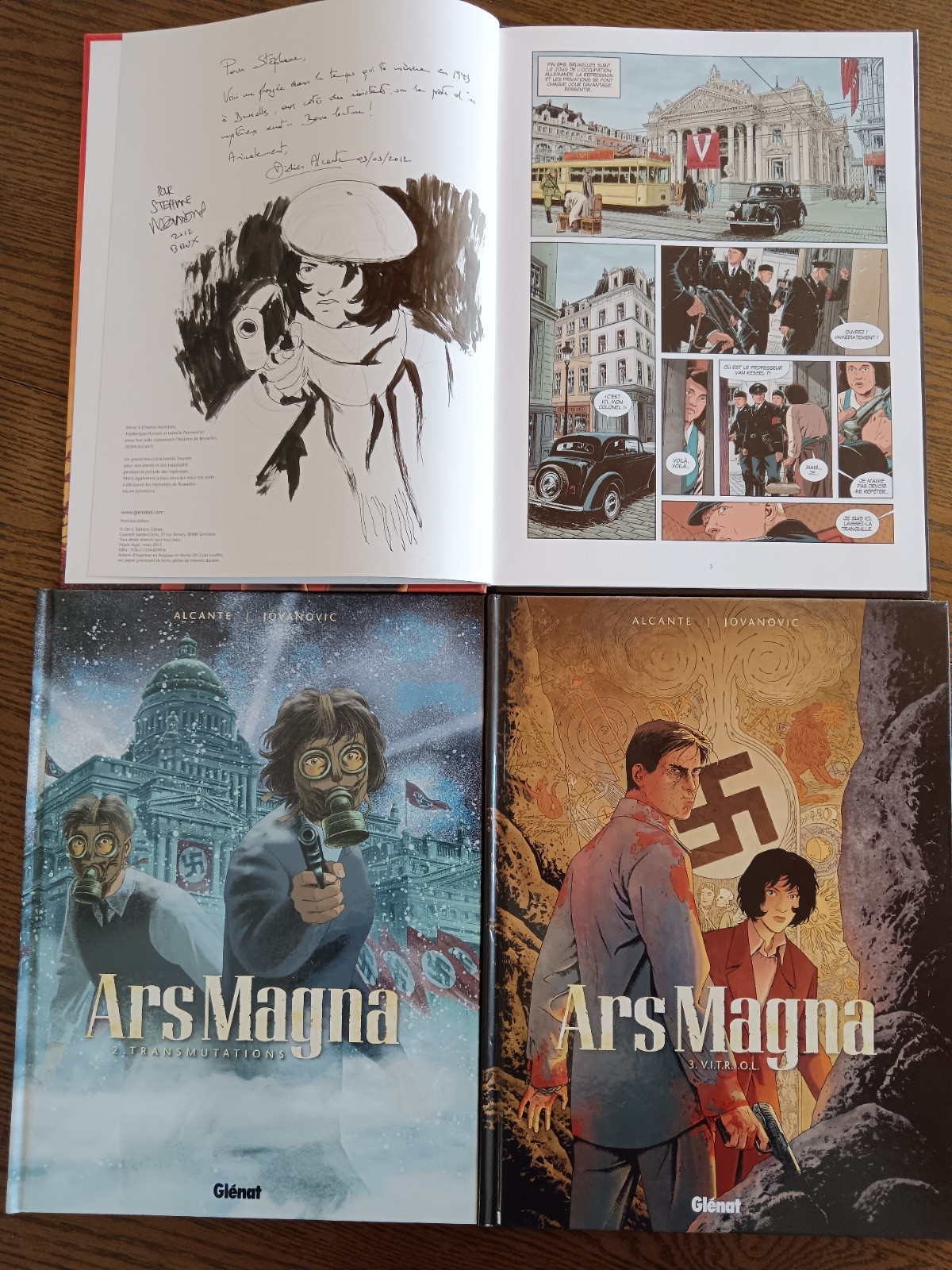 BD Ars Magna avec dédicace - Tomes 1 à 3 (complet) - EO