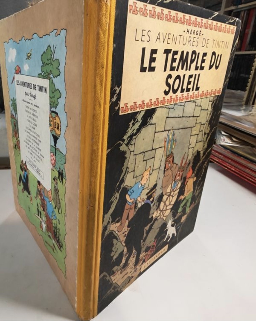 Tintin le Temple du Soleil 1949 EO Française B3