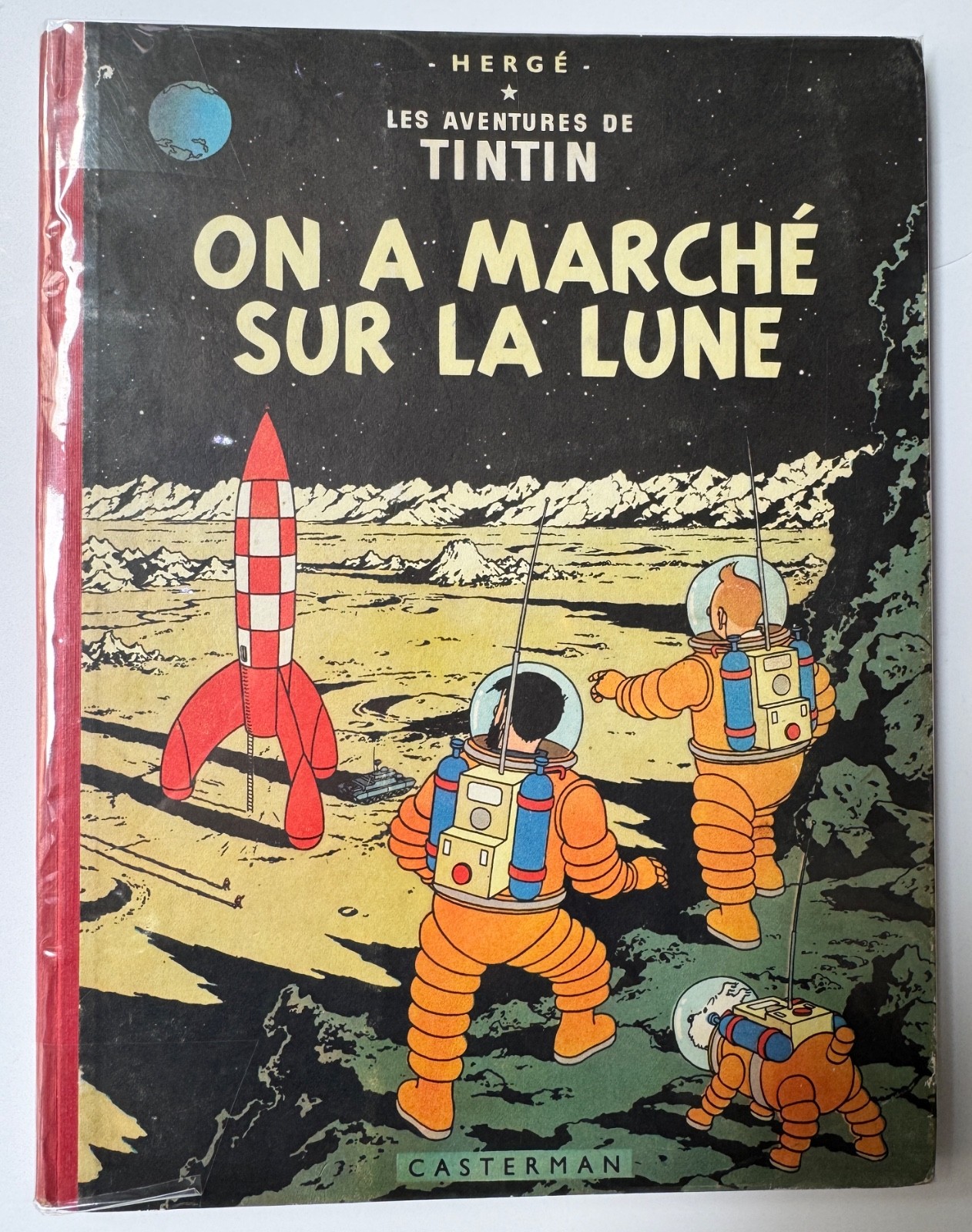 HERGE TINTIN ON A MARCHE SUR LA LUNE EO BELGE B11 1954 BE