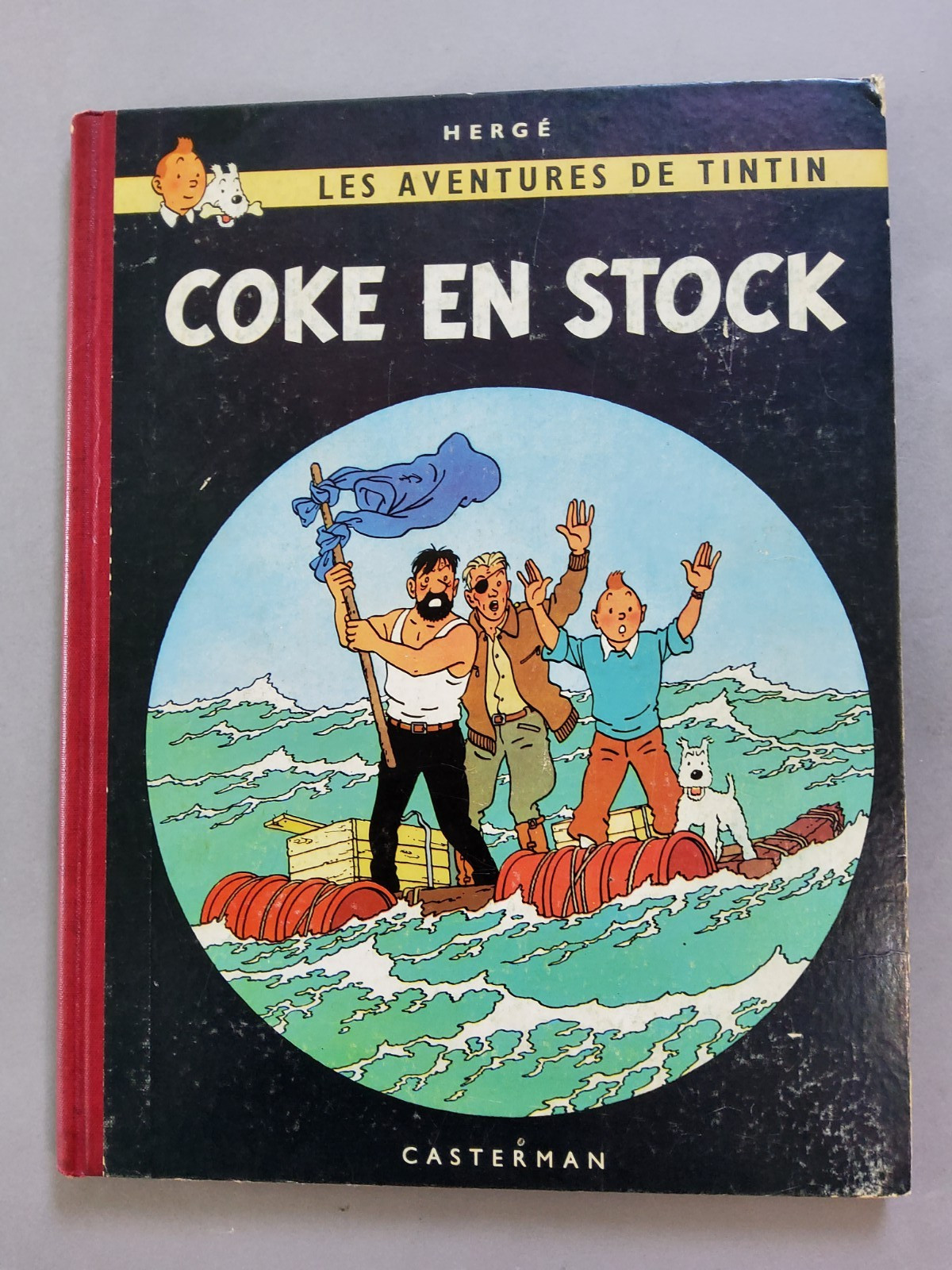 HERGE TINTIN Coke en stock Casterman Paris 1958 EO Française