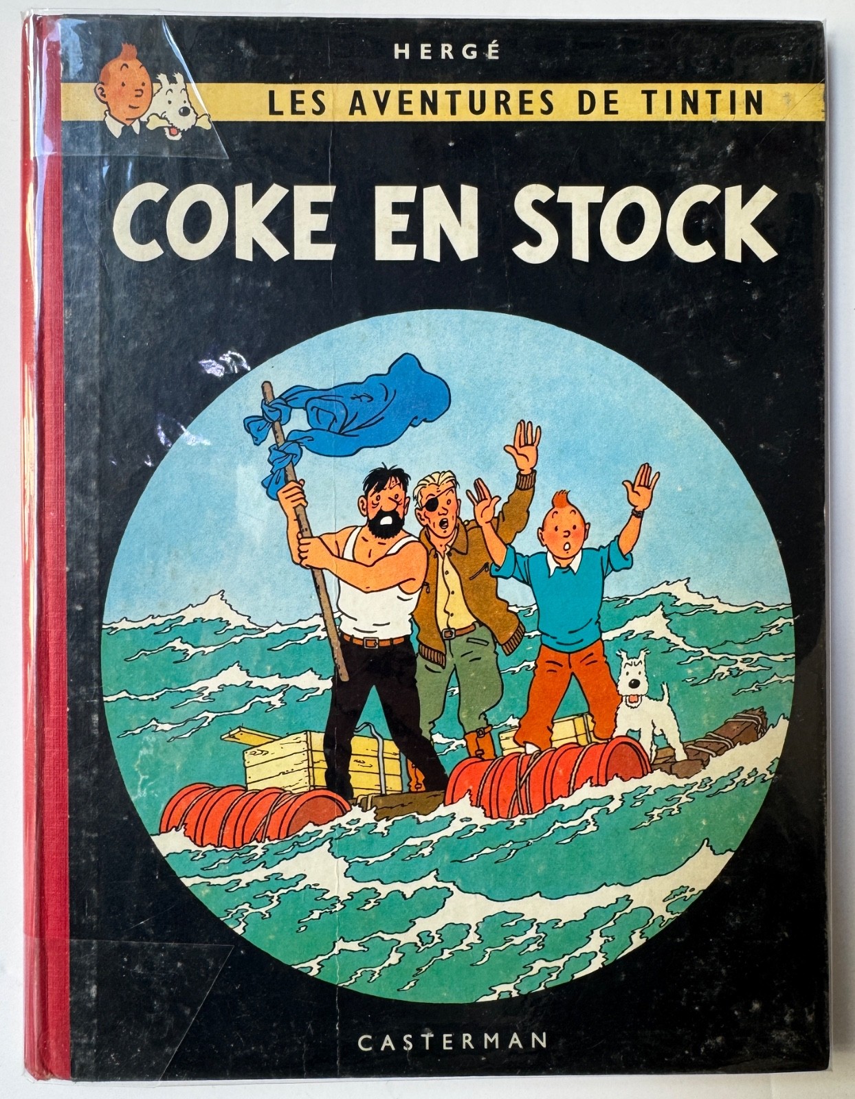 HERGE TINTIN COKE EN STOCK EO BELGE B24 1958 BE+/TBE