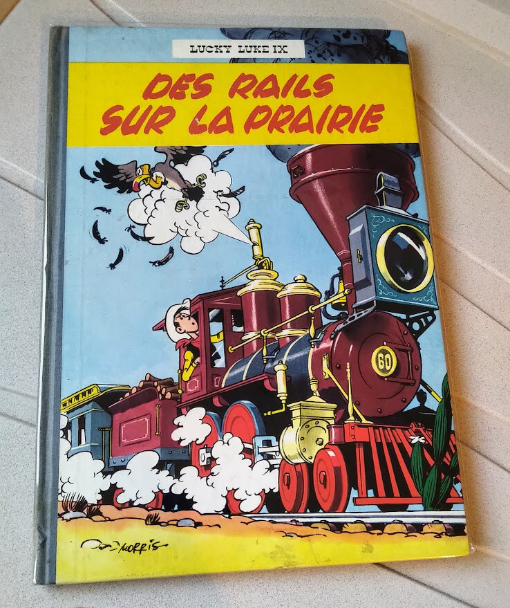 Lucky Luke n°09 : des rails sur la prairie (EO française 1957)