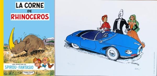 EO Spirou et Fantasio 7 Corne de rhinocéros - TL 495 ex. Golden Creek + ex-lib
