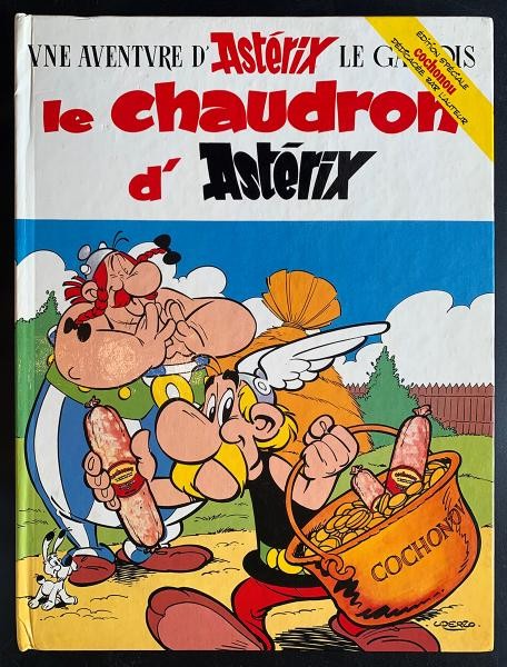 EO Astérix (pub) Le Chaudron d'Astérix - TL pour Cochonou (Uderzo) (TTBE)