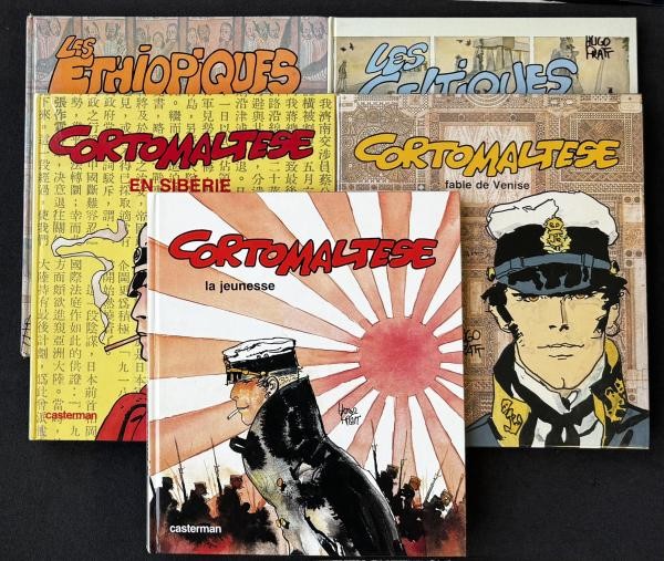 EO Corto Maltese (Couleur grand format) Collection complète T1 à 5 (TTBE)