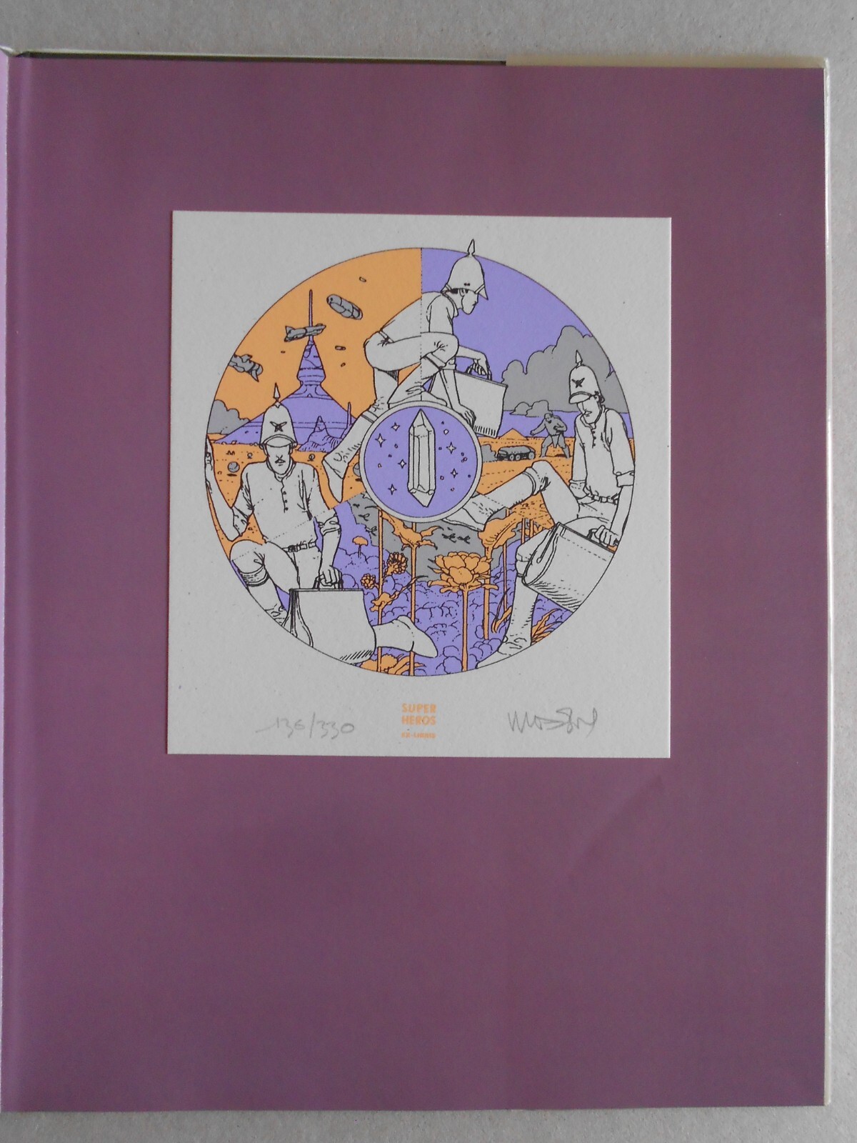 EO L'homme du CIGURI t2 MAJOR FATAL ( MOEBIUS )( ARZAAK ) avec RARE ex-libris