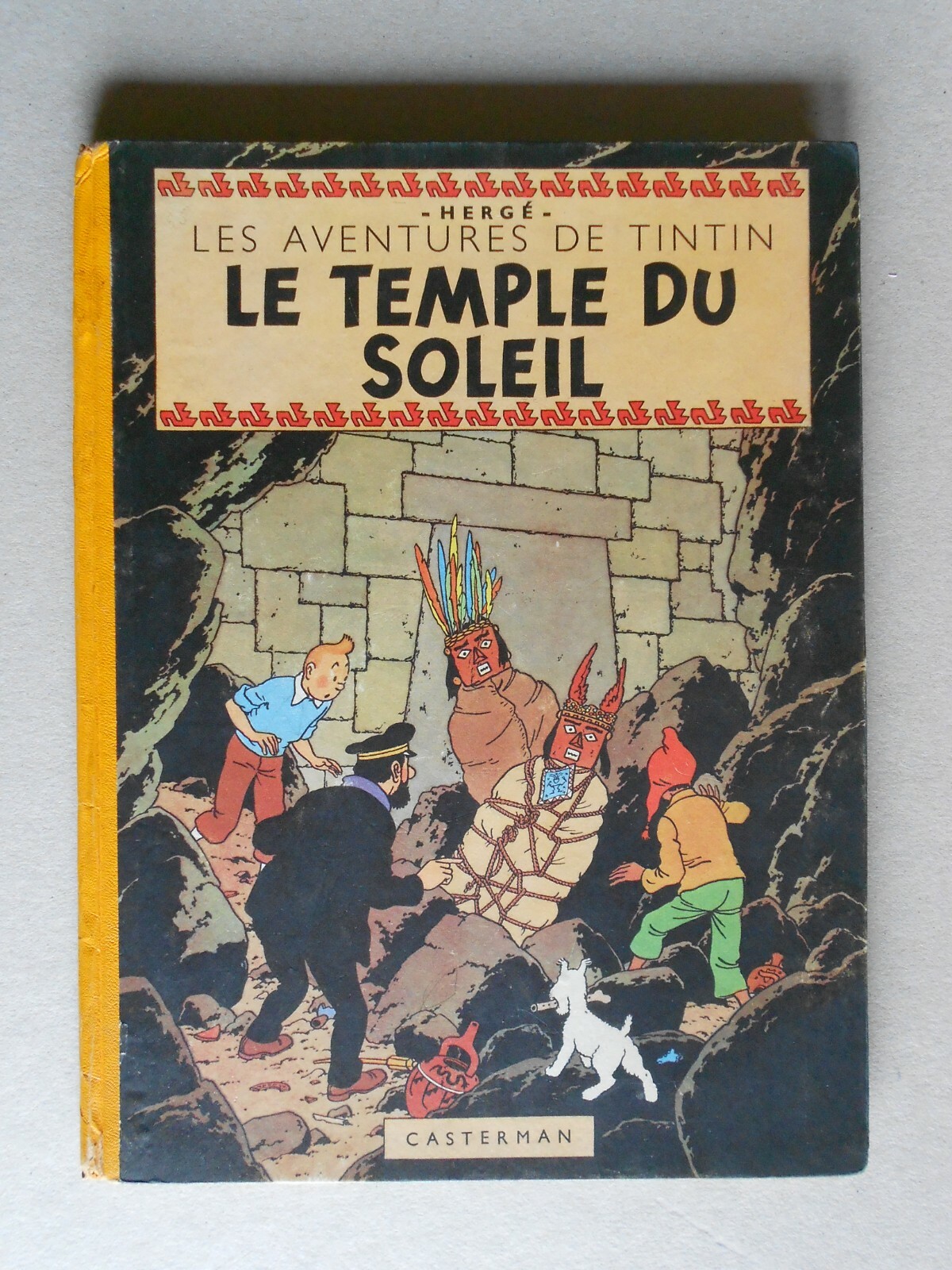 EO Le temple du soleil ( HERGE )( TINTIN ) 1949 B3 2 symboles incas