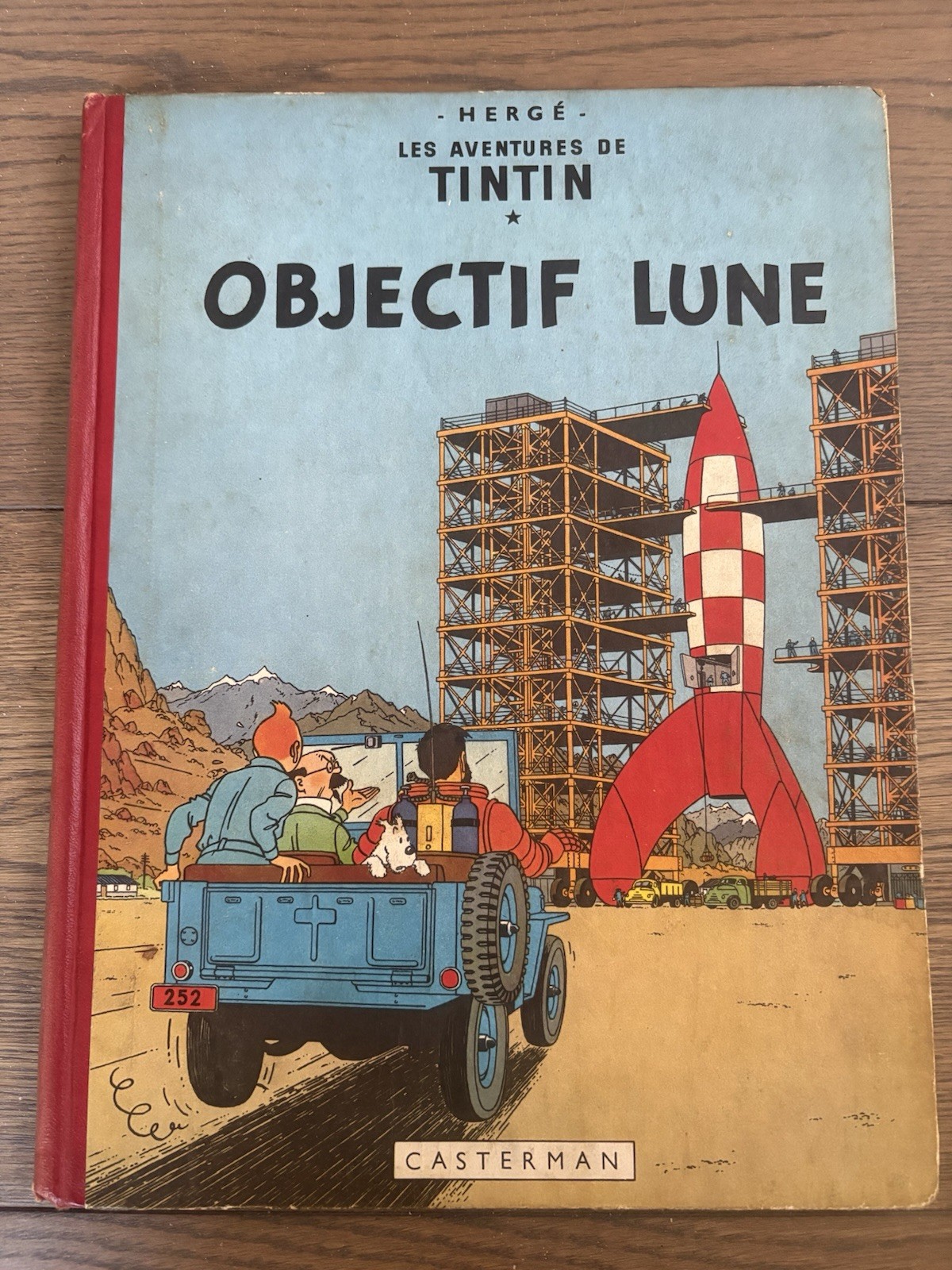 HERGE TINTIN ET MILOU OBJECTIF LUNE B8 BE EO