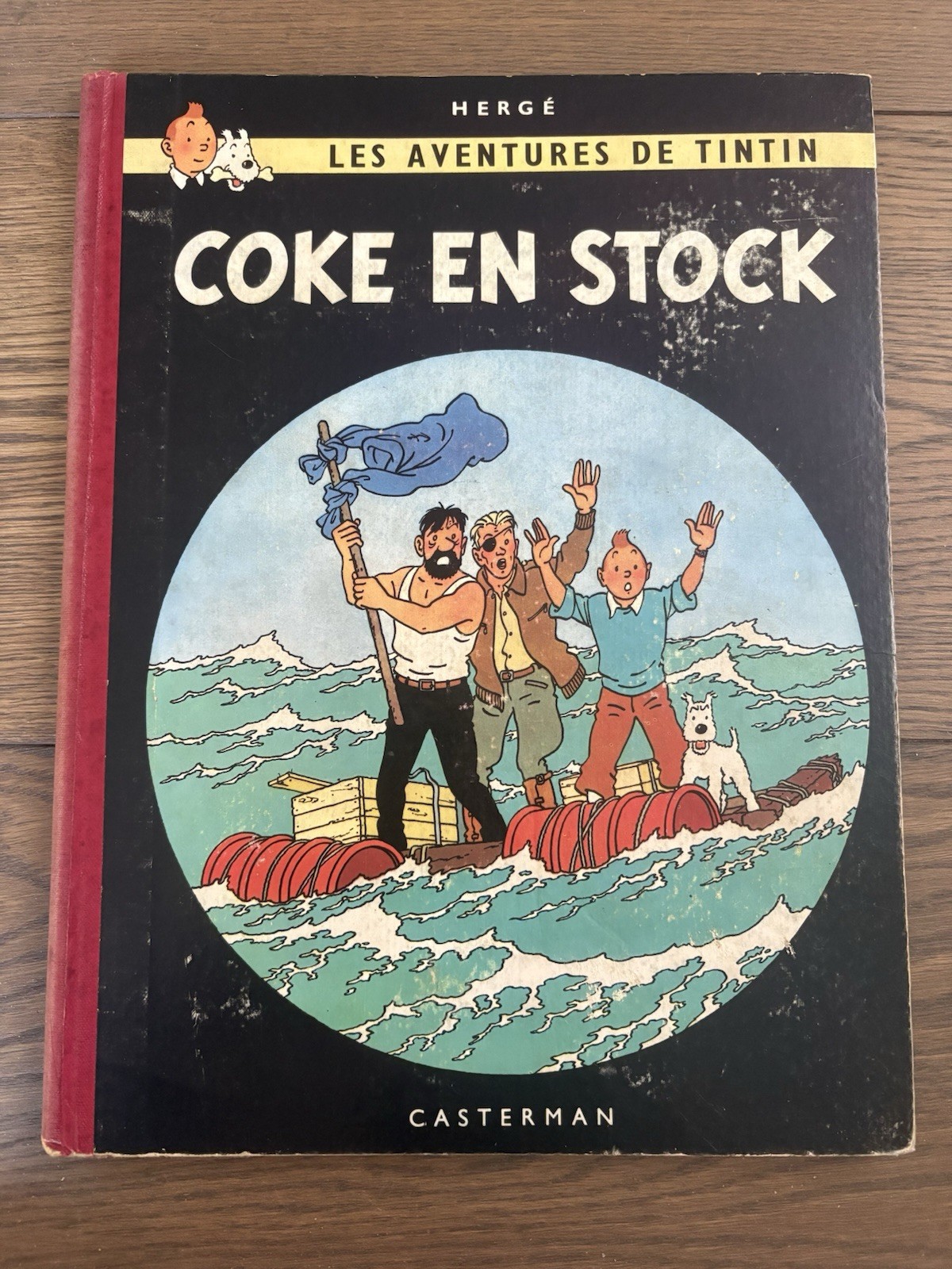 HERGE TINTIN ET MILOU COKE EN STOCK  B24 TBE EO