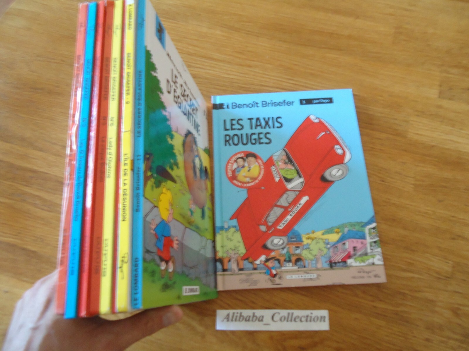 LOT BD ** BENOIT BRISEFER ** 1 2 3 4 5 6 7 9 11 EO PEYO DUPUIS LOMBARD