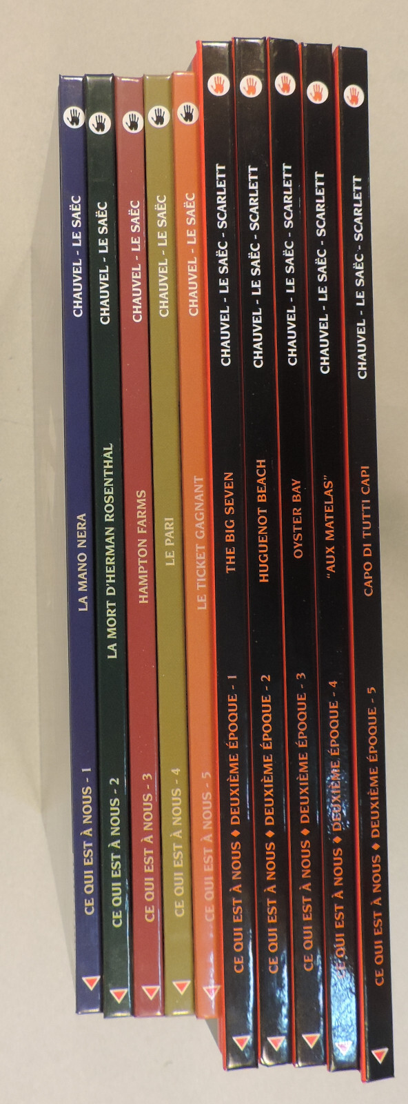 Ce qui est a nous Serie complete en 10 vol Delcourt EO TBE