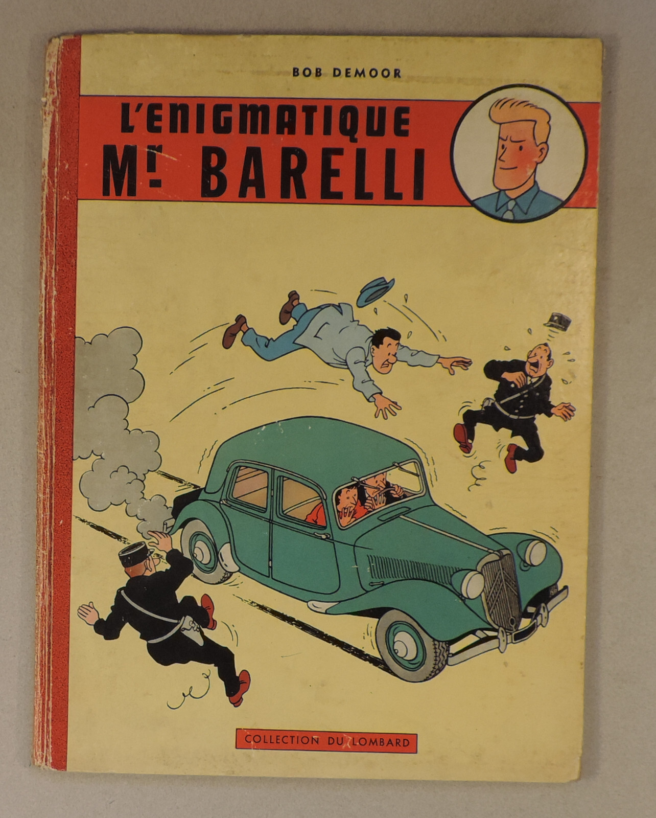 Barelli 1 Enigmatique Bob DeMoor Lombard EO 1956 etat moyen