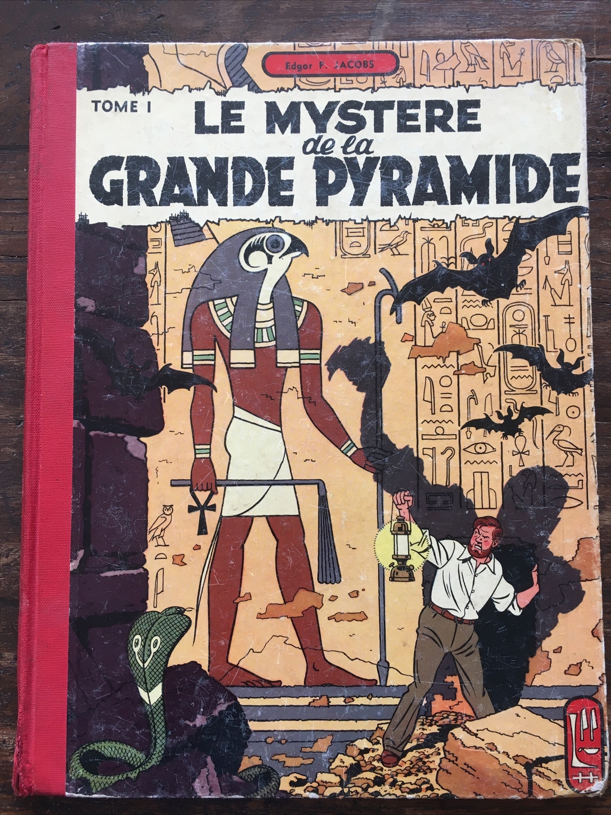 BLAKE ET MORTIMER ... LE MYSTERE DE LA GRANDE PYRAMIDE ... TOME 1  .. 1954 .. EO