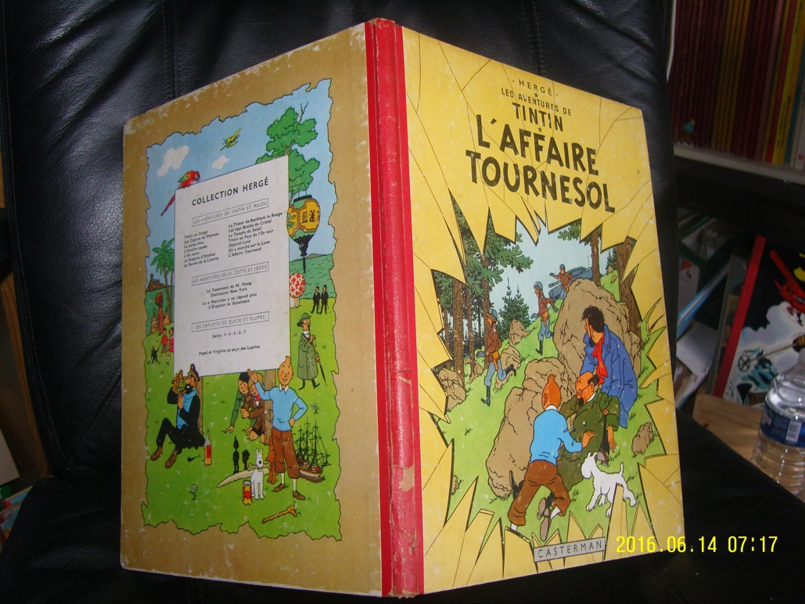 Tintin l'affaire Tournesol EO Belge