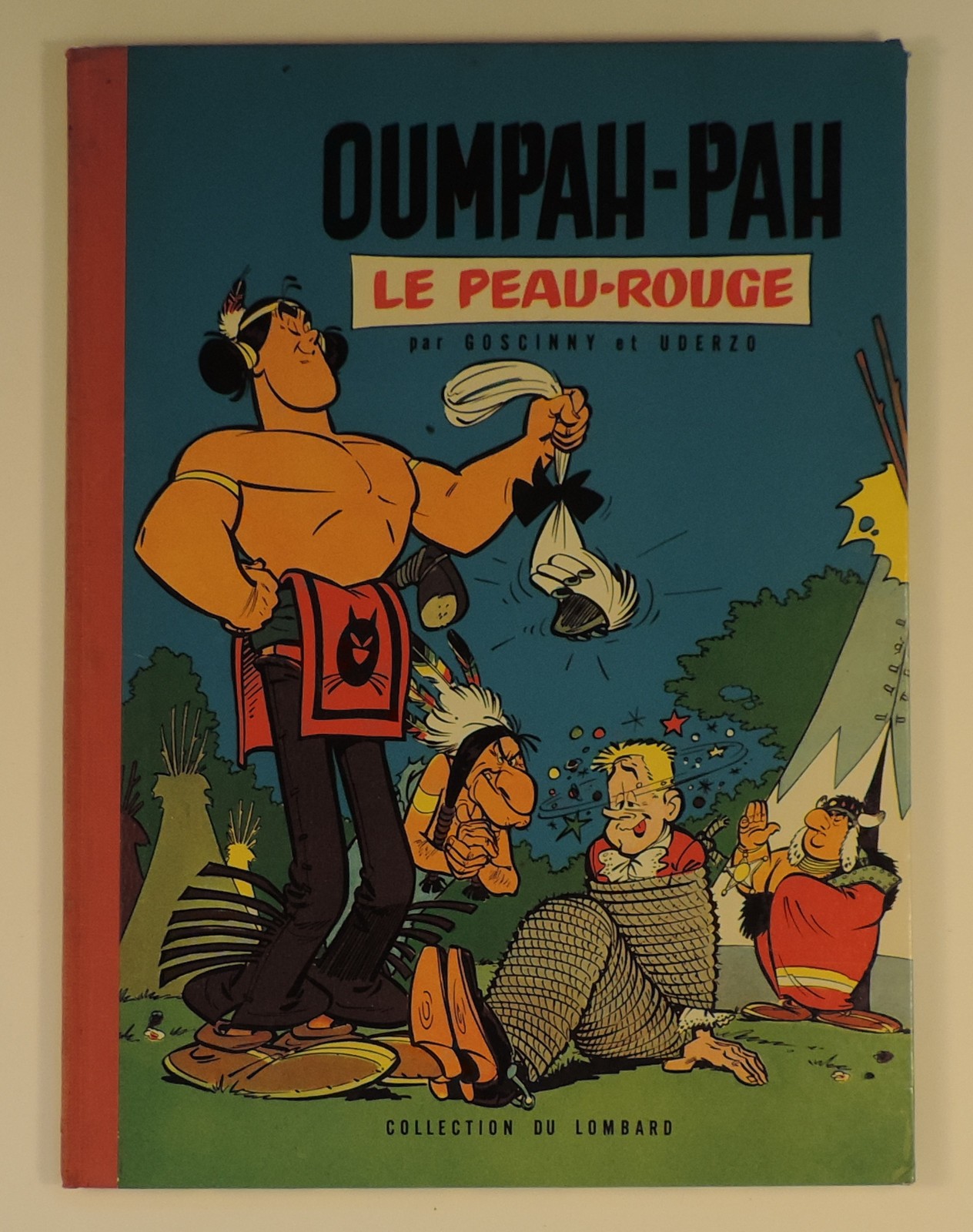 Oumpah-Pah le Peau Rouge EO dos toile Uderzo Lombard 1961 TBE