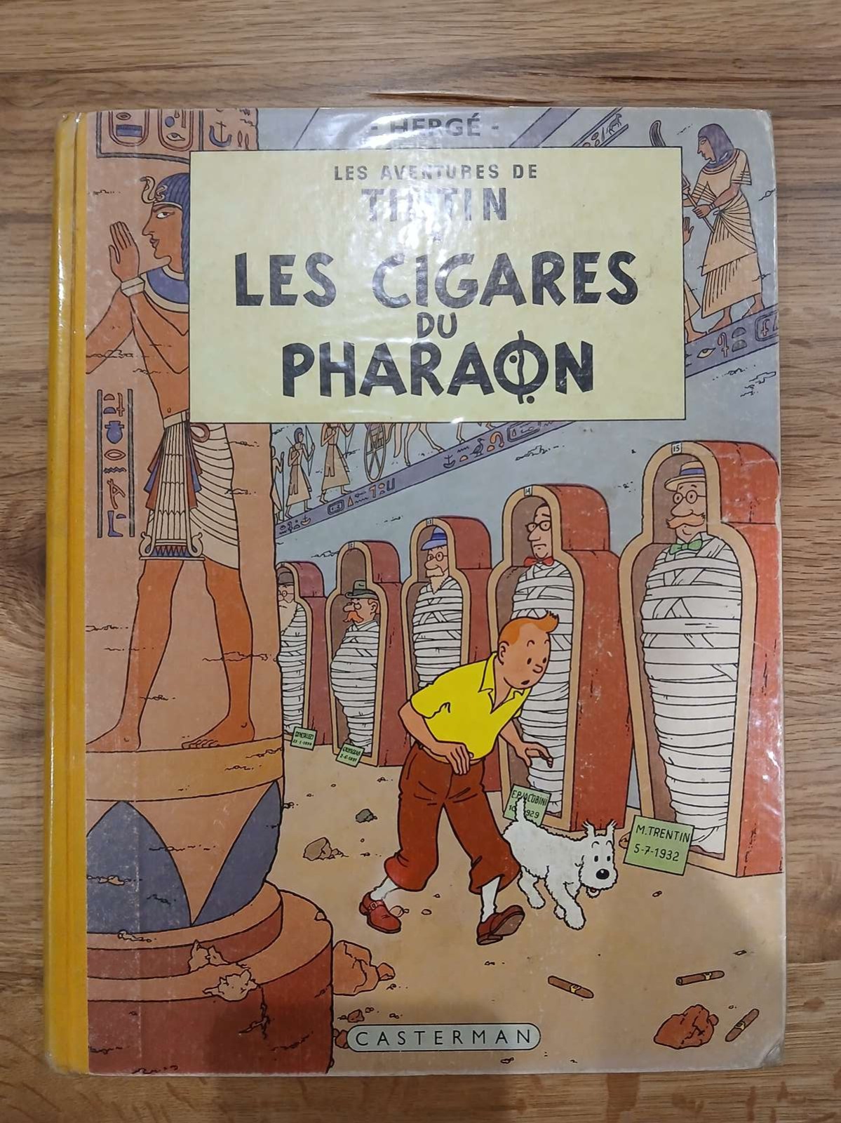 Tintin - Les cigares du Pharaon EO Francaise 1955