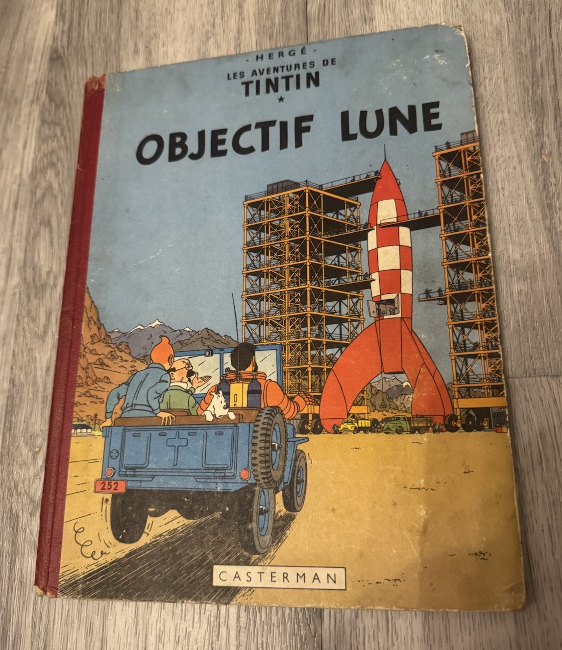 Tintin - Objectif Lune - B8 - EO de 1953 - BE
