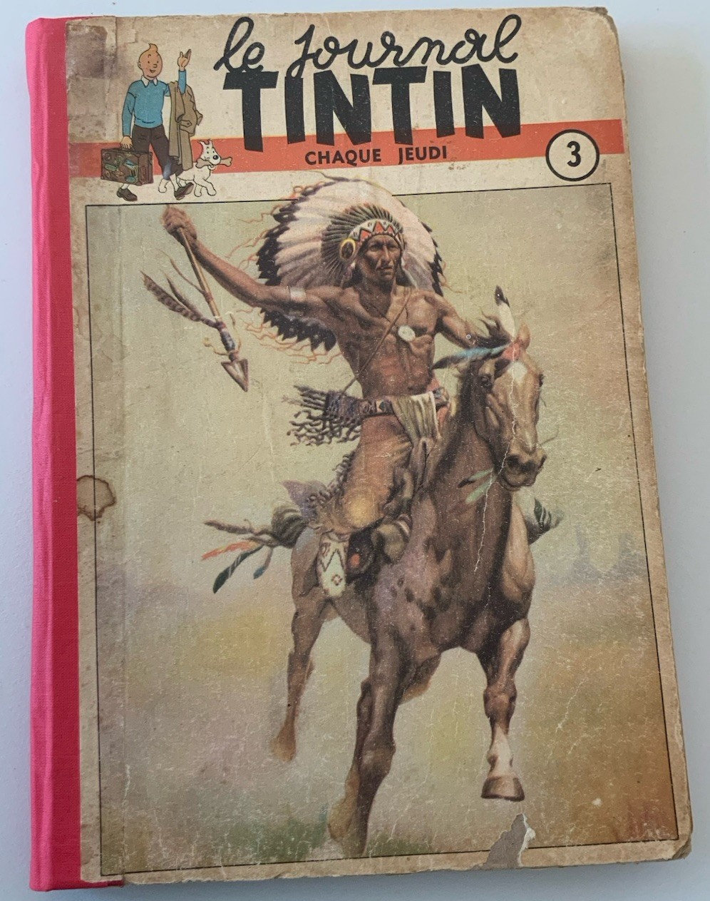 EO ALBUM RELIURE RECUEIL JOURNAL DE TINTIN 3 FRANCAISE COMPLET HERGE