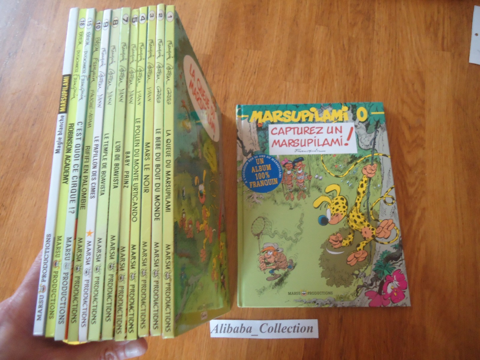 LOT 13 BD MARSUPILAMI entre 0 et 19 dont EO FRANQUIN BATEM GREG YANN