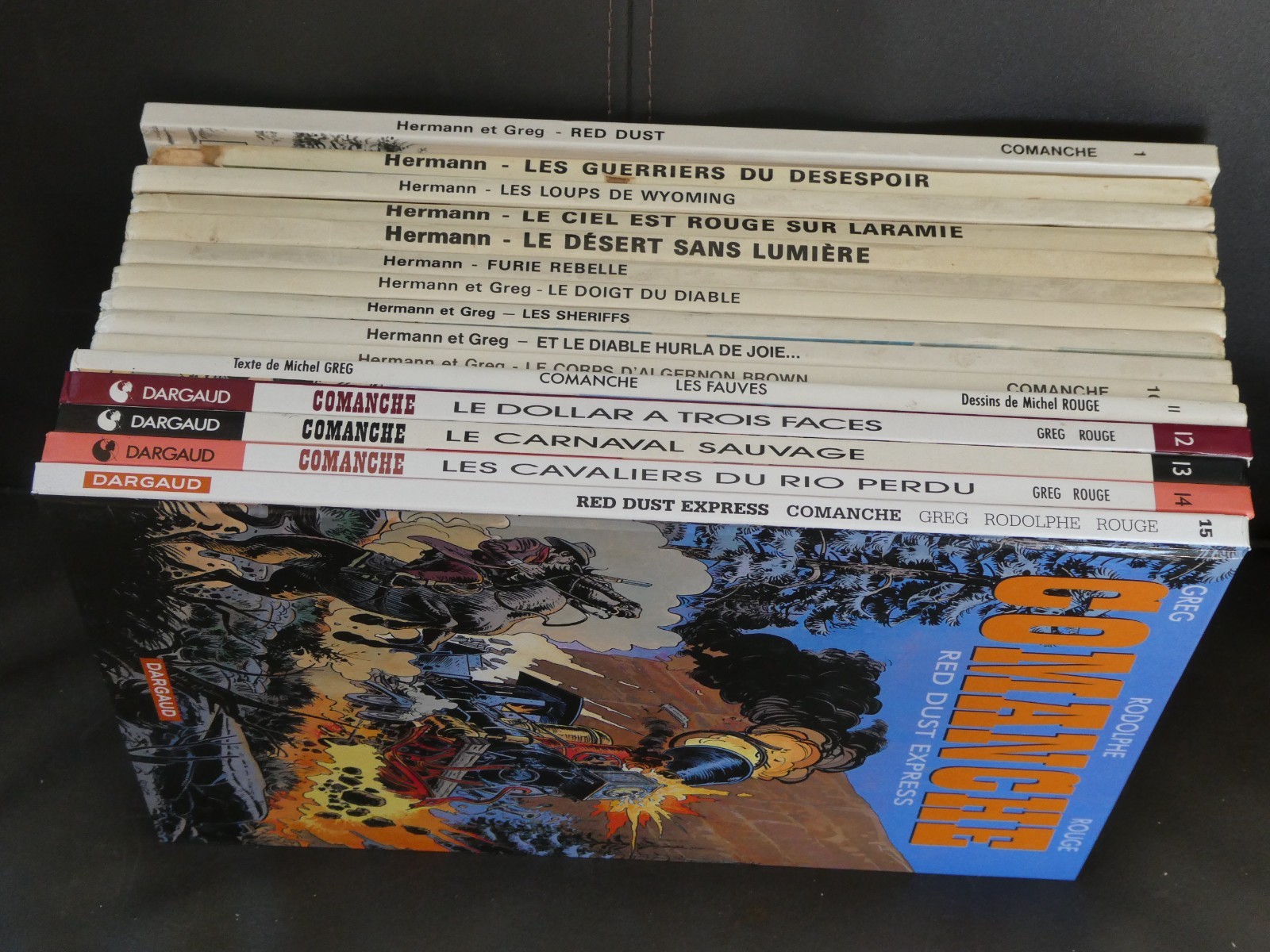 Comanche collection EO sf 2+dédicace+ ex-libris de Rouge TB état sf 1