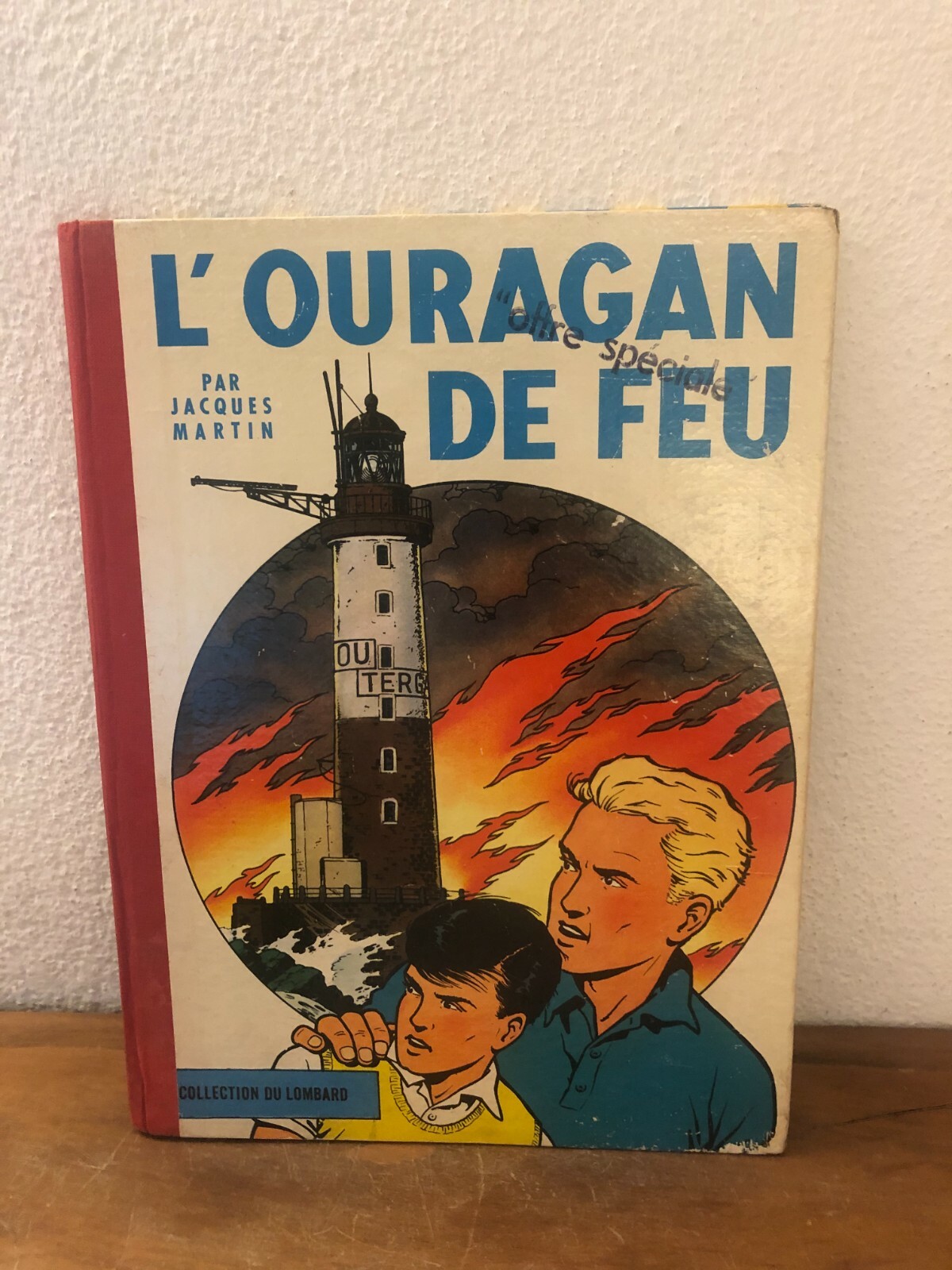 Ed. CASTERMAN EO LEFRANC L'OURAGAN DE FEU 1961 édition originale