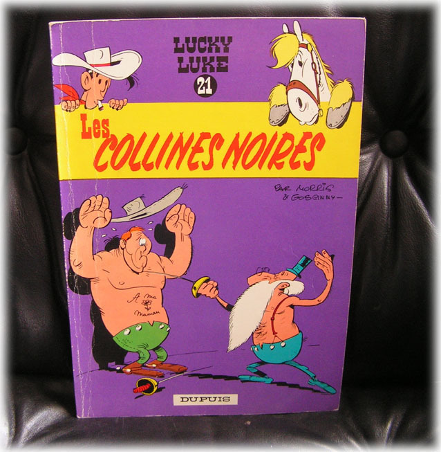 Lucky Luke 21  EO  Les collines noires  DE 1963