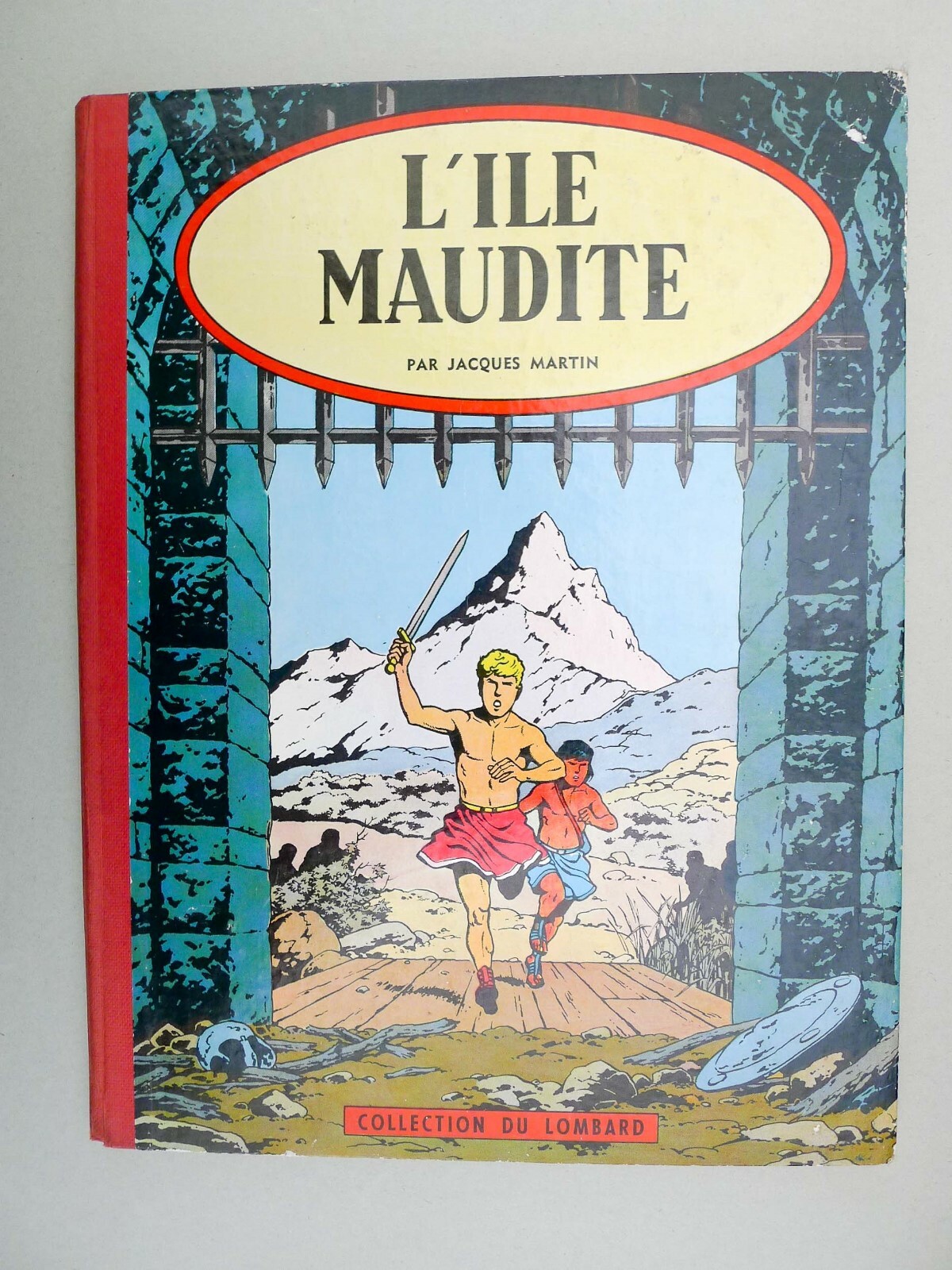 MARTIN Alix L'île maudite eo 3' 1957 damiers rouges Lombard Le puits 32 