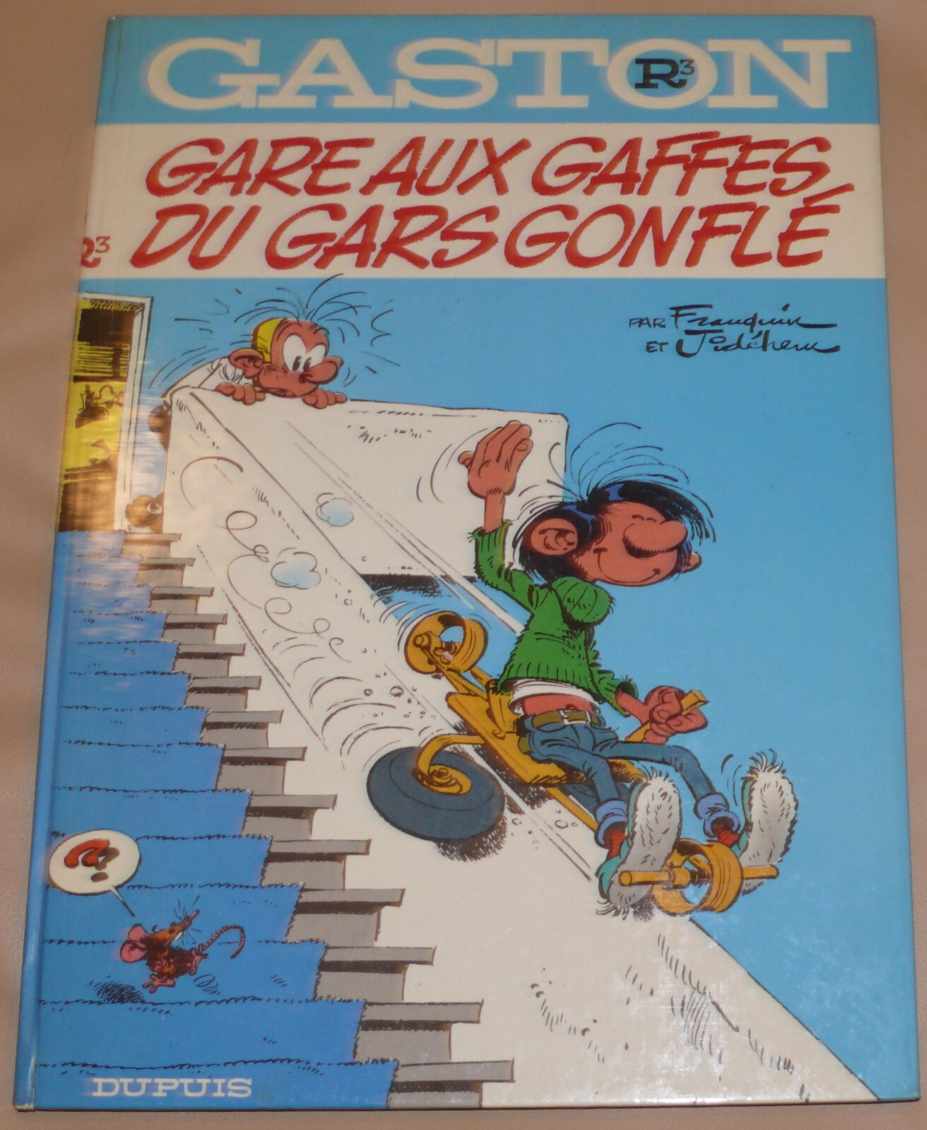 Gaston -R3- / Gare aux gaffes du gars gonflé / EO 1973 / TBE-