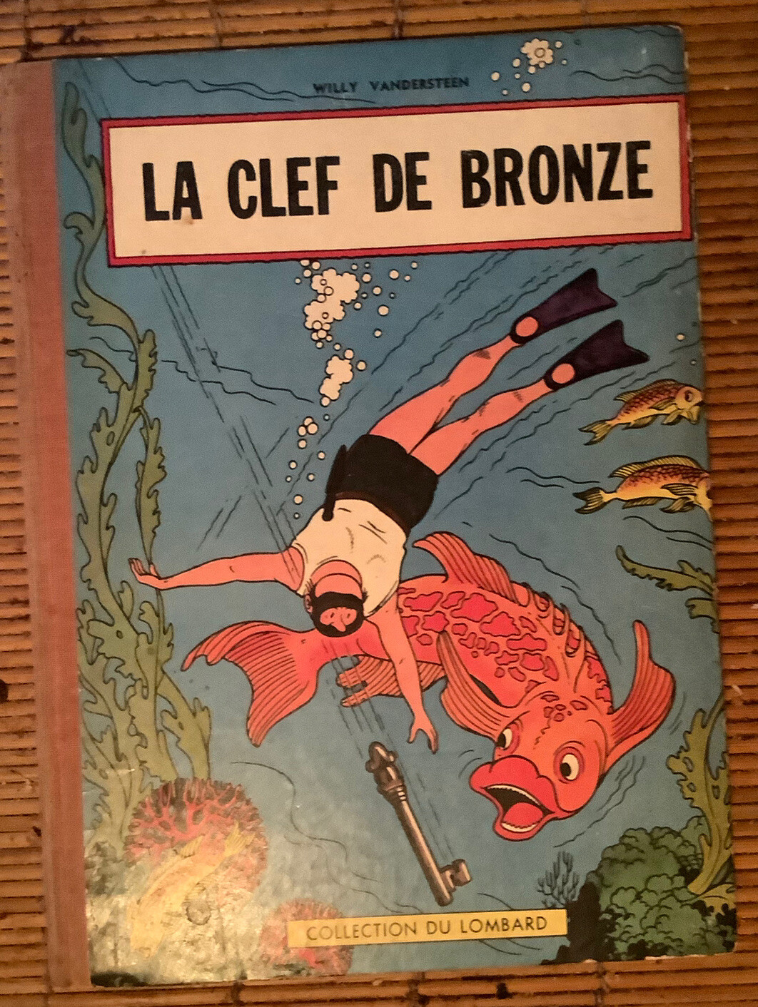 ALBUM BD VANDERSTEEN BOB ET BOBETTE la clef de bronze eo  1957 dargaud  TBE
