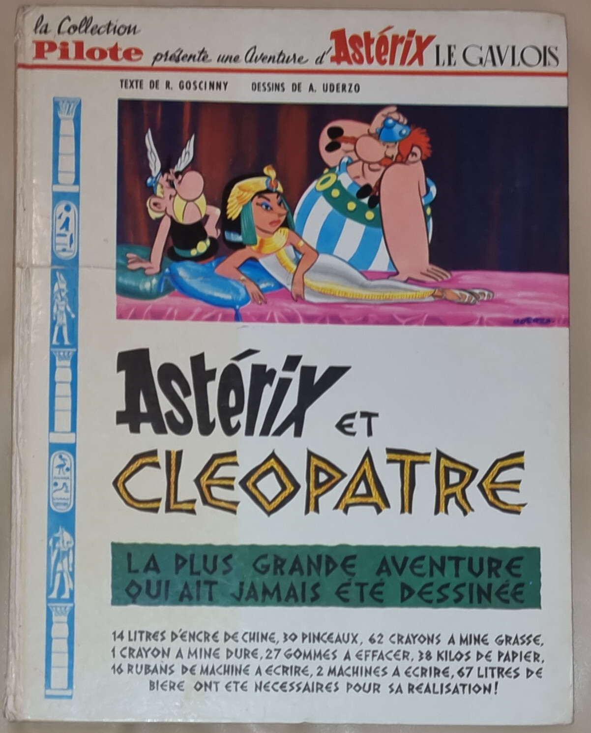 ASTERIX -6 / Asterix et Cléopâtre / EO 1965/ 16 titres dont 3 à paraître / BE-