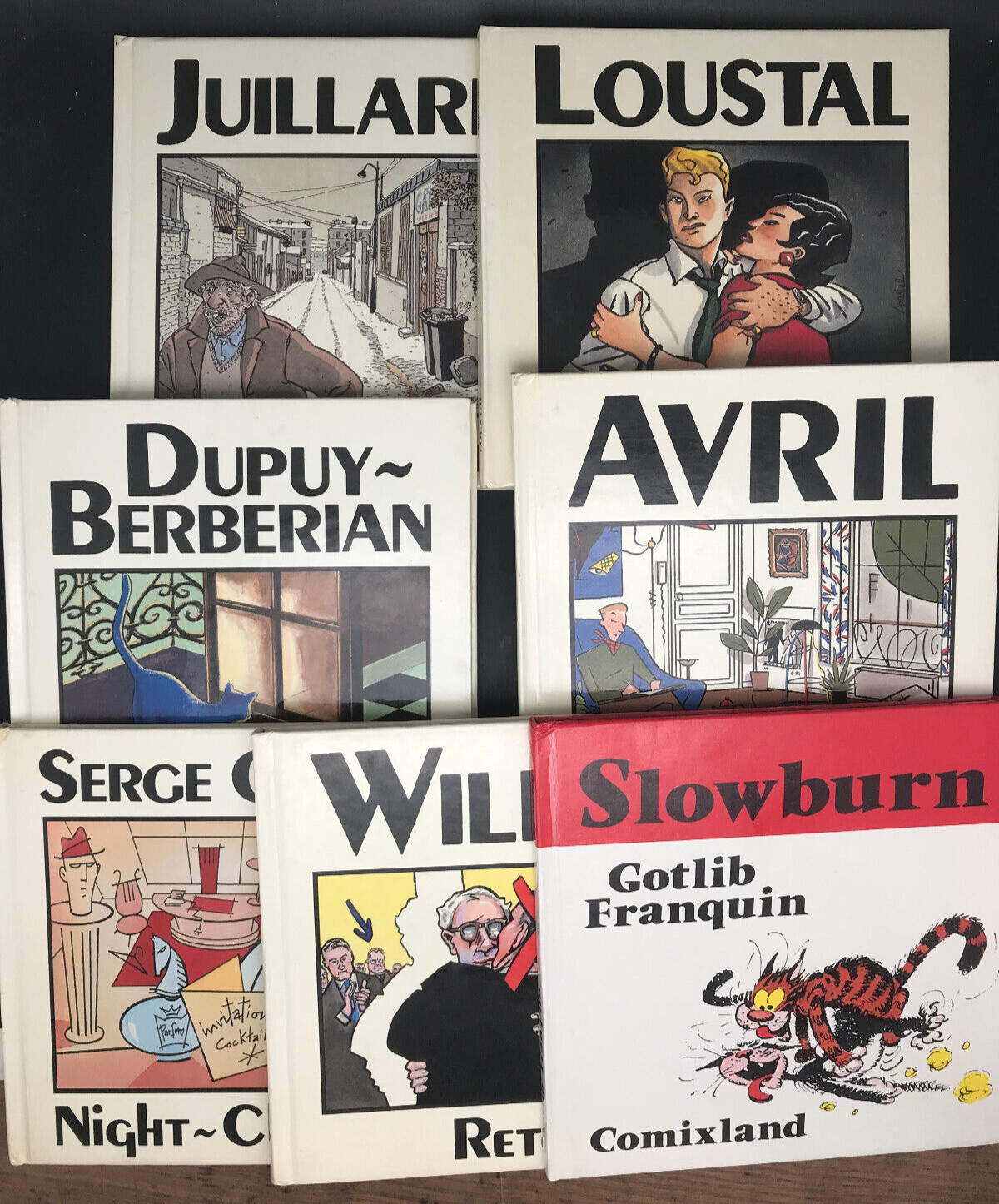 FRANQUIN / JUILLARD / SERGE CLERC / ... - LOT DE 7 ALBUMS COMIXLAND - EO ( BE )