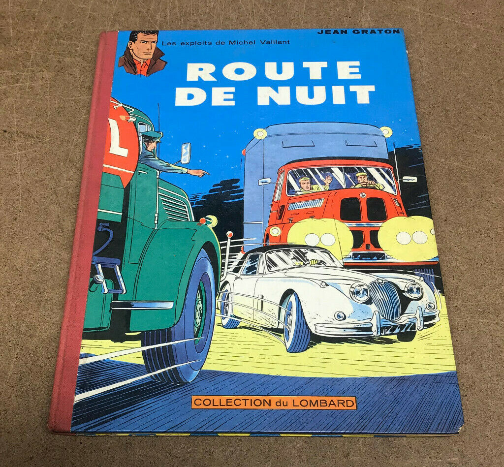 GRATON - MICHEL VAILLANT - ROUTE DE NUIT - EO 1962 ( -> MONSTRE DU LAC ) ( TBE )