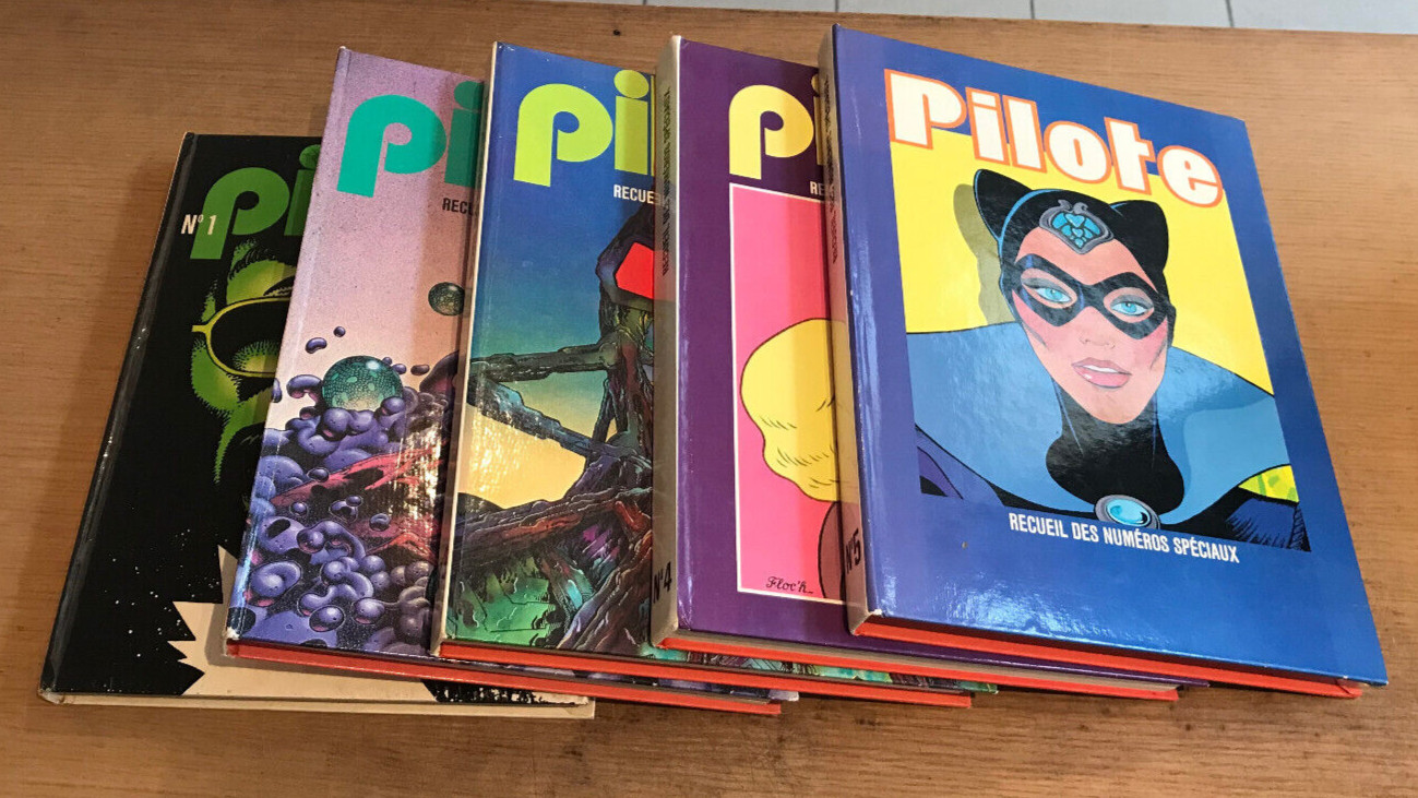 DRUILLET / BILAL / ... - RECUEILS PILOTE - N° 1 A 5 INCLUS - EO ( BE+ / TBE )